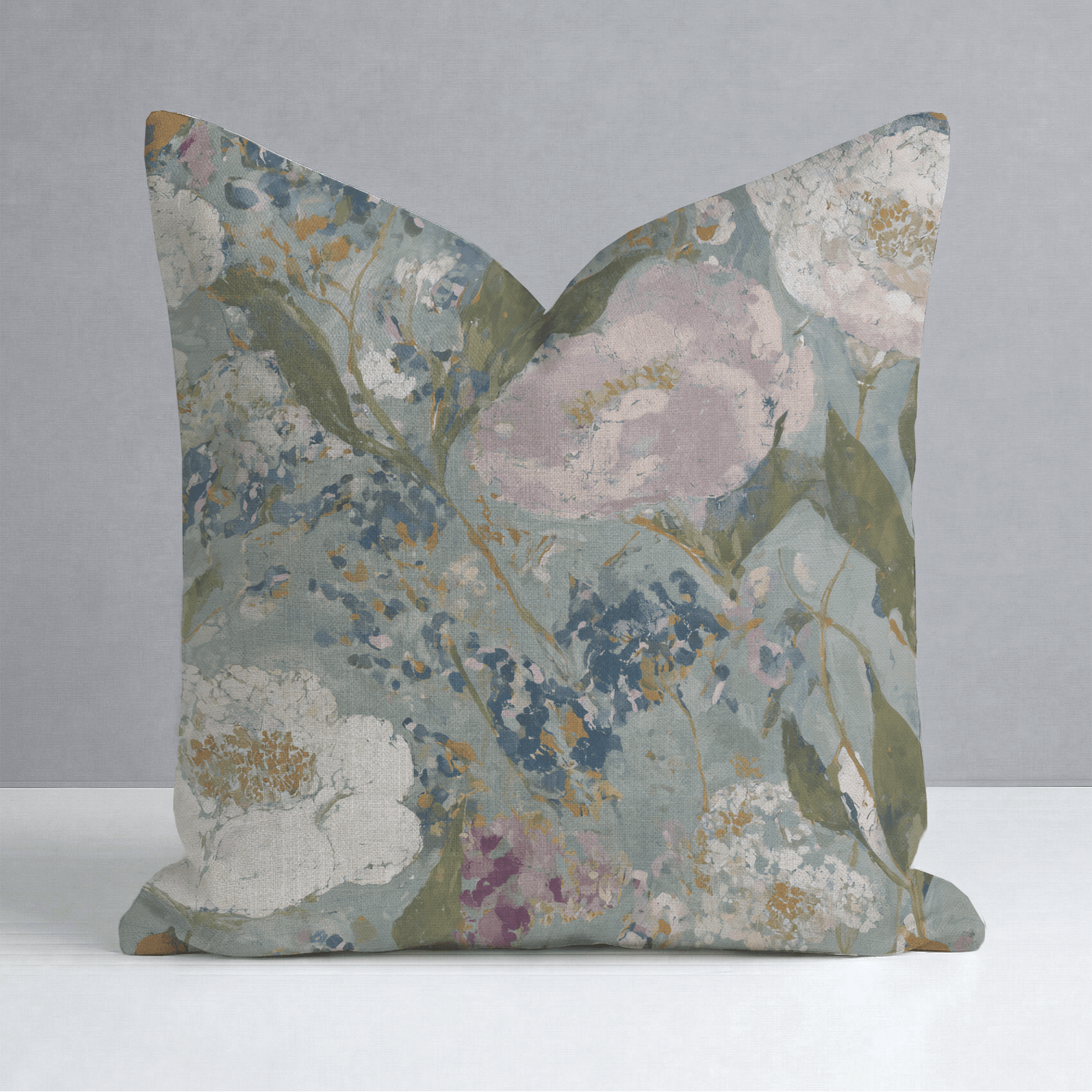 Open Petal Throw Pillow - Lemon Park