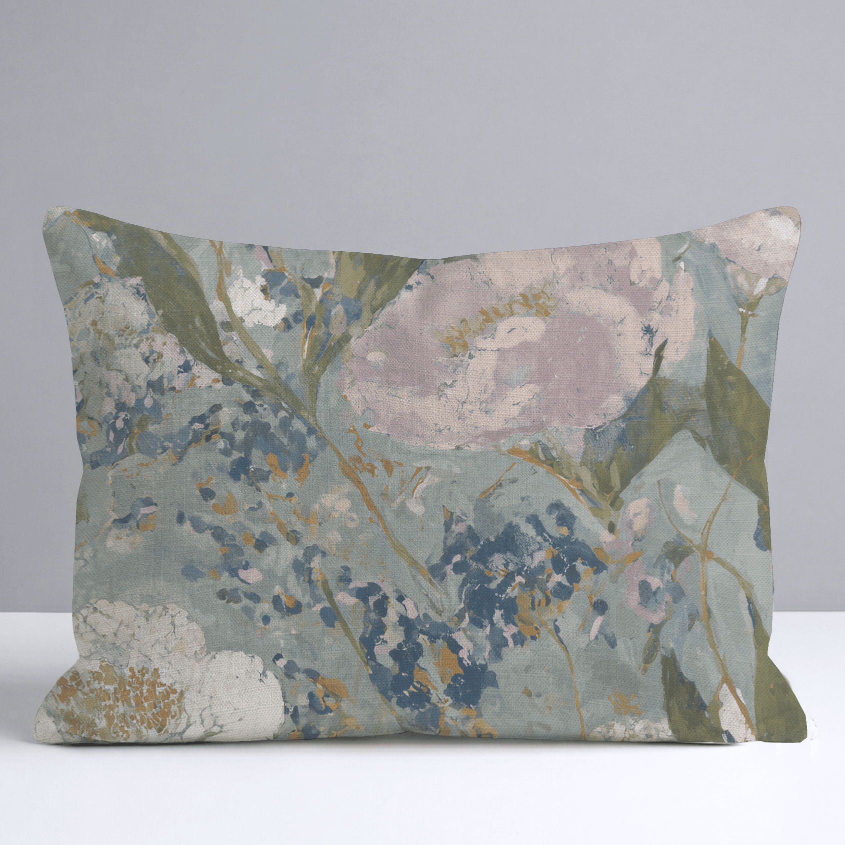 Open Petal Throw Pillow - Lemon Park