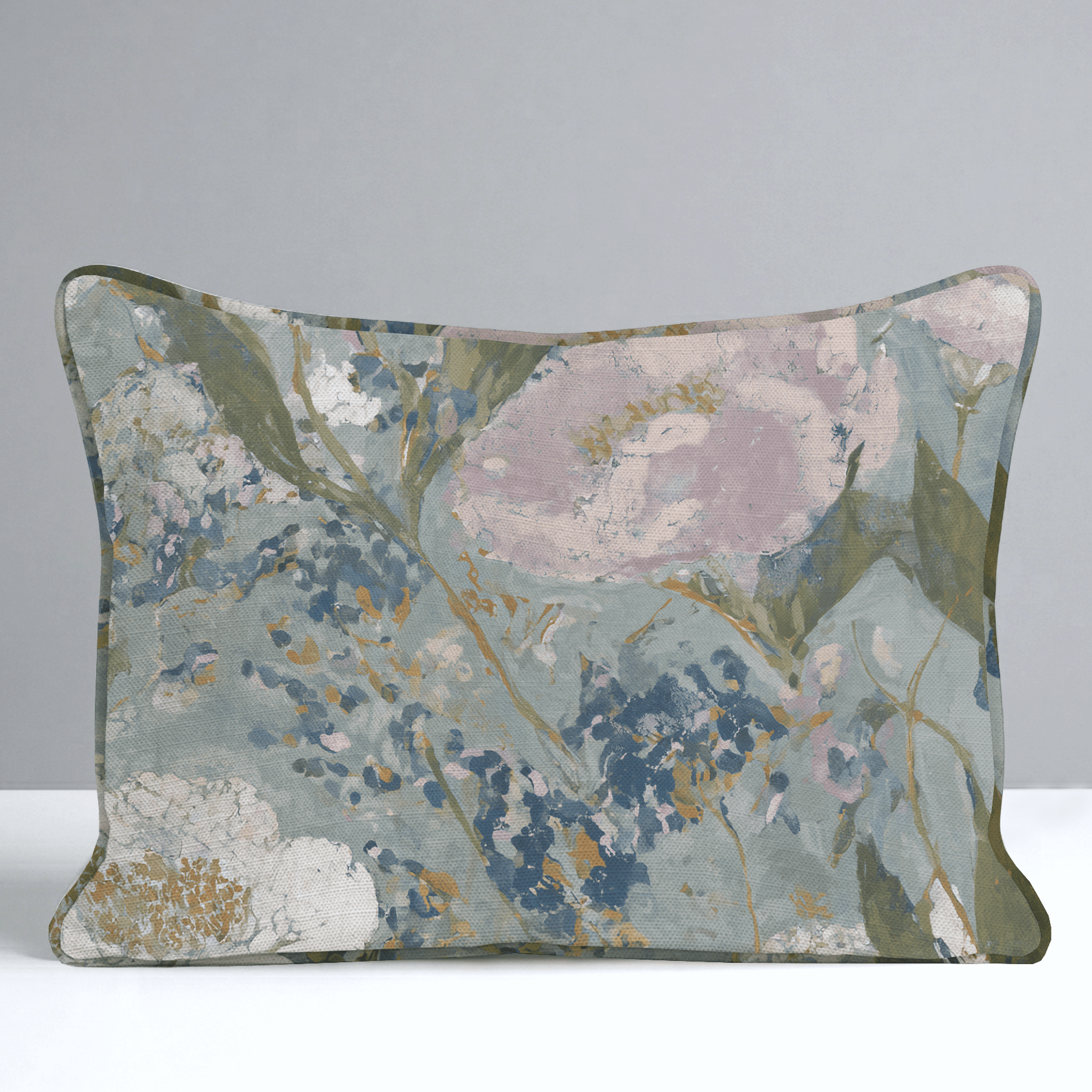 Open Petal Throw Pillow - Lemon Park