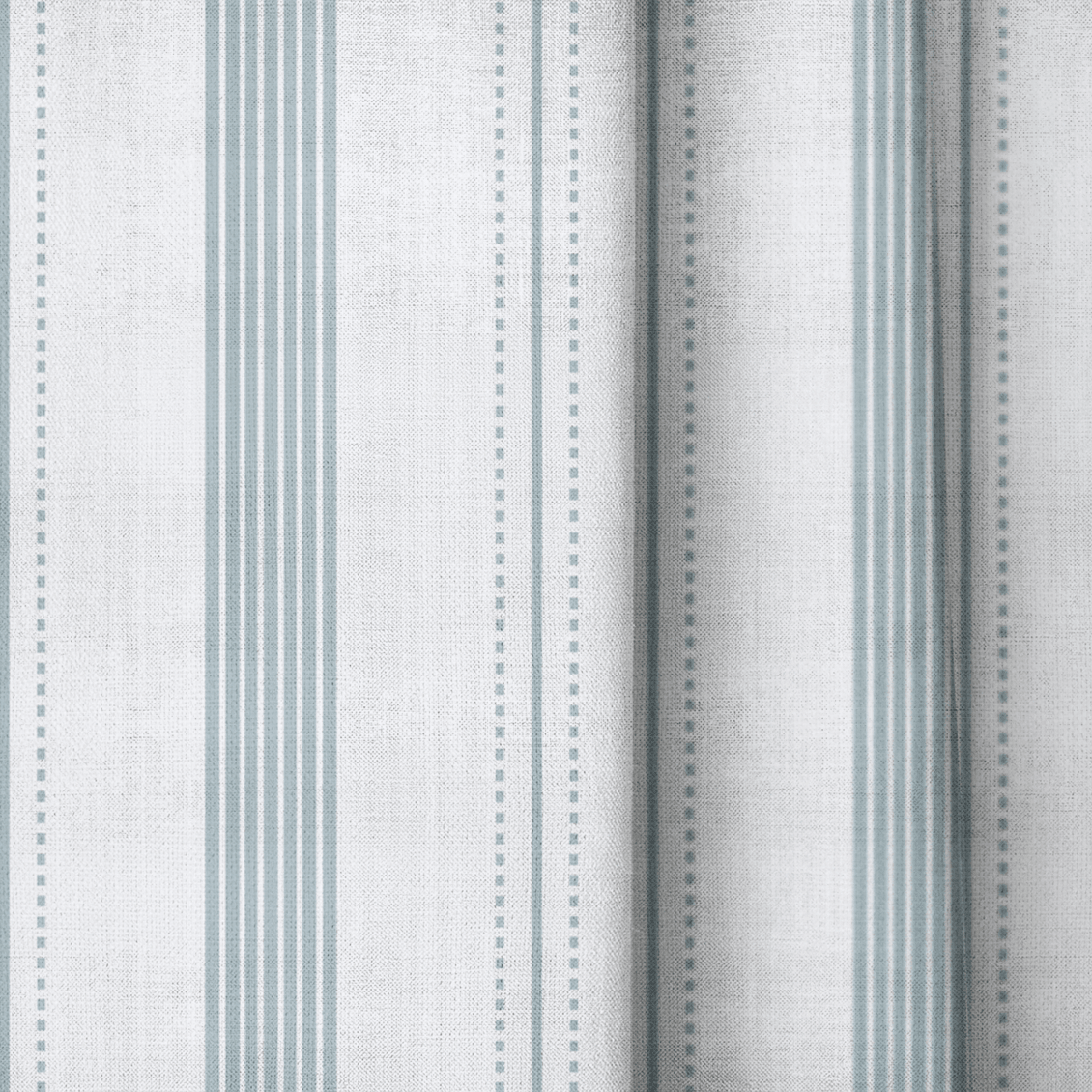 Orange County Cool Grey Stripes - Drapery - Lemon Park