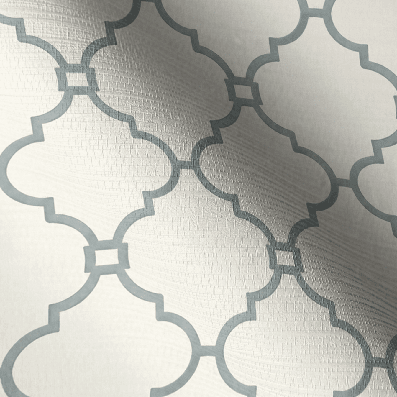 Orange County Cool Grey Trellis Faux Grasscloth Wallpaper - Lemon Park