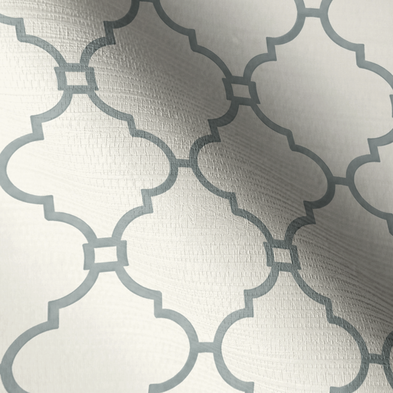 Orange County Cool Grey Trellis Faux Grasscloth Wallpaper