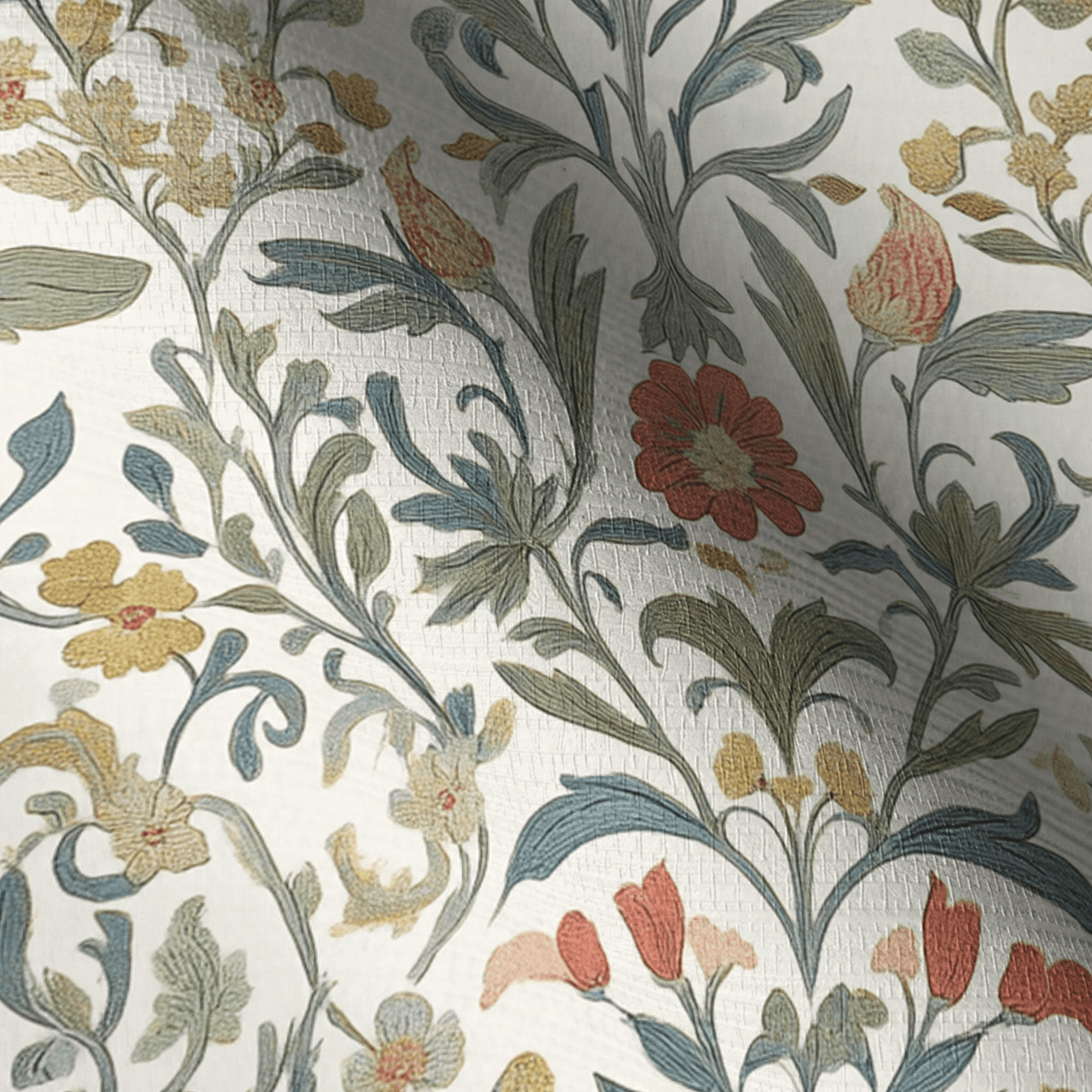 Orange County Faux Grasscloth Wallpaper - Lemon Park