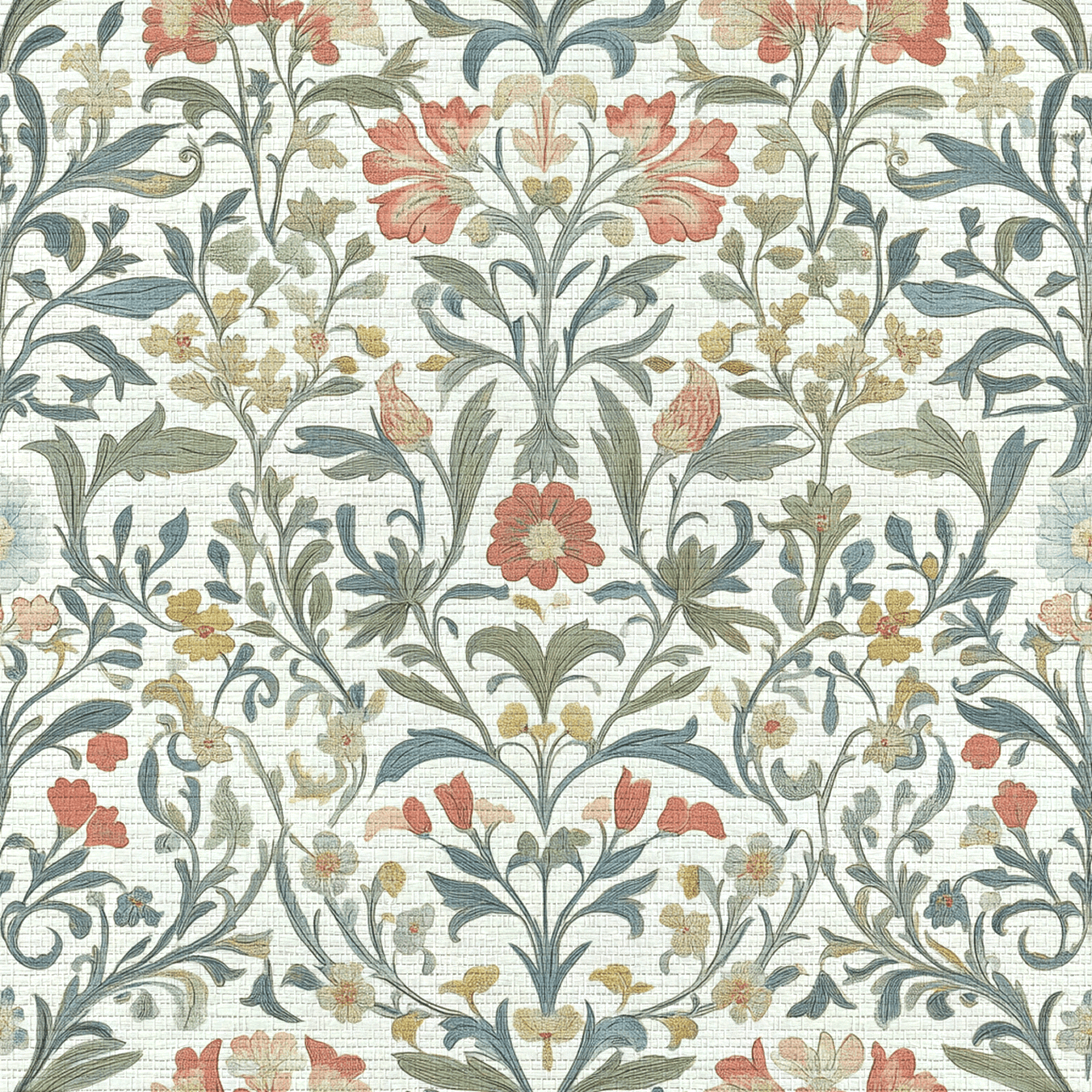 Orange County Faux Grasscloth Wallpaper - Lemon Park