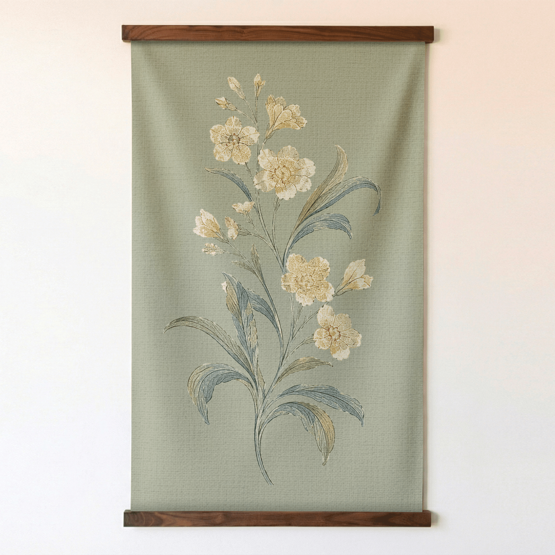 Orange County Olive Botanical Study - Tapestry - Lemon Park