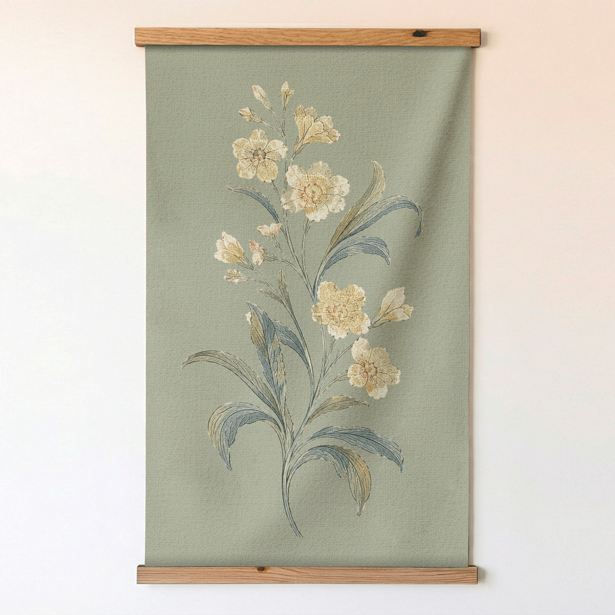 Orange County Olive Botanical Study - Tapestry - Lemon Park