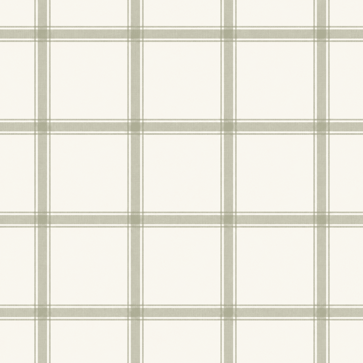 Orange County Olive Plaid Wallpaper - Lemon Park
