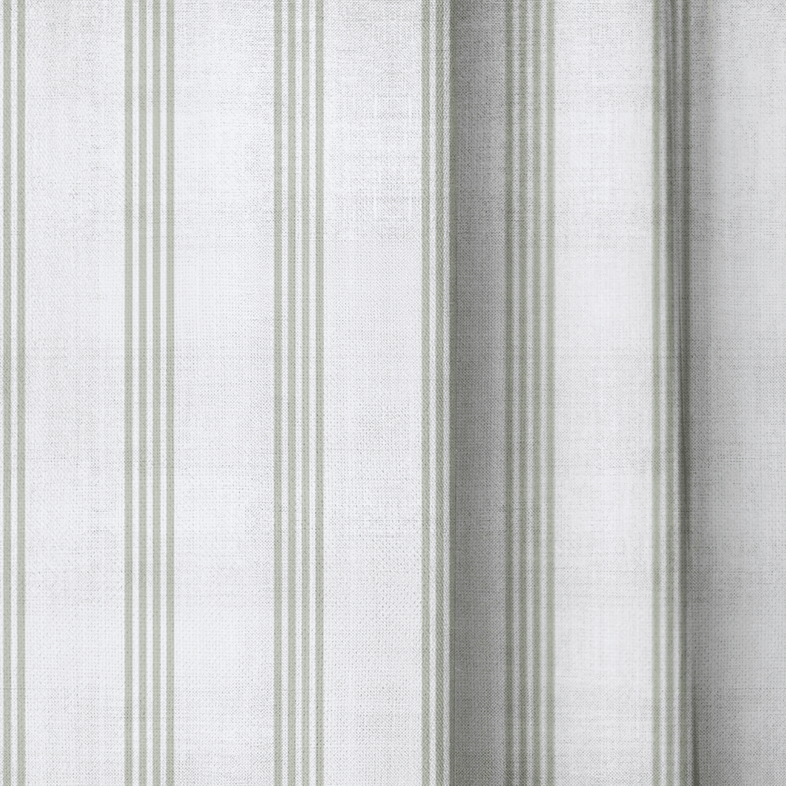 Orange County Olive Stripes - Drapery - Lemon Park