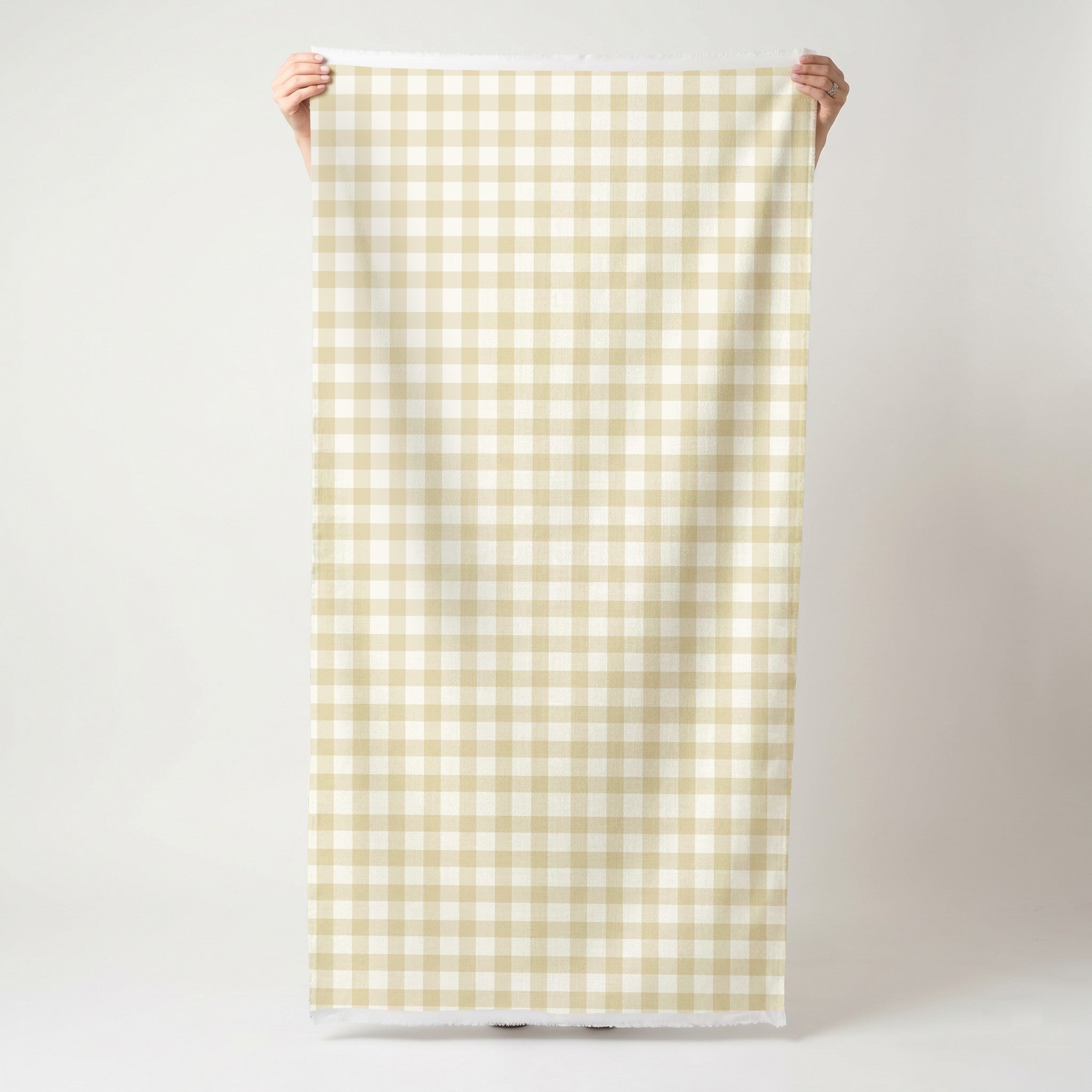 Orange County Pavlova Gingham - Fabric - Lemon Park