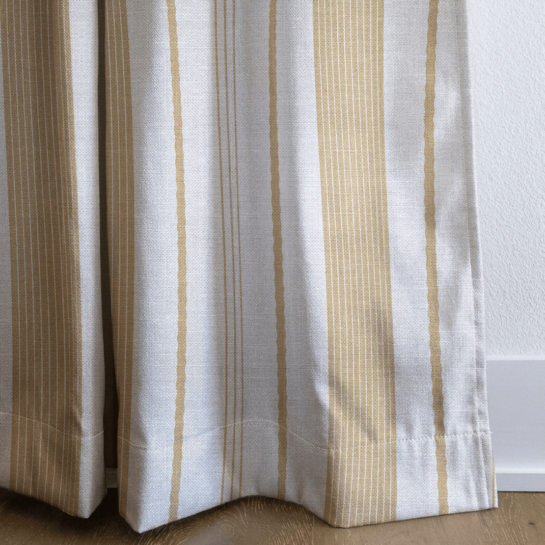 Orange County Pavlova Stripes - Drapery - Lemon Park