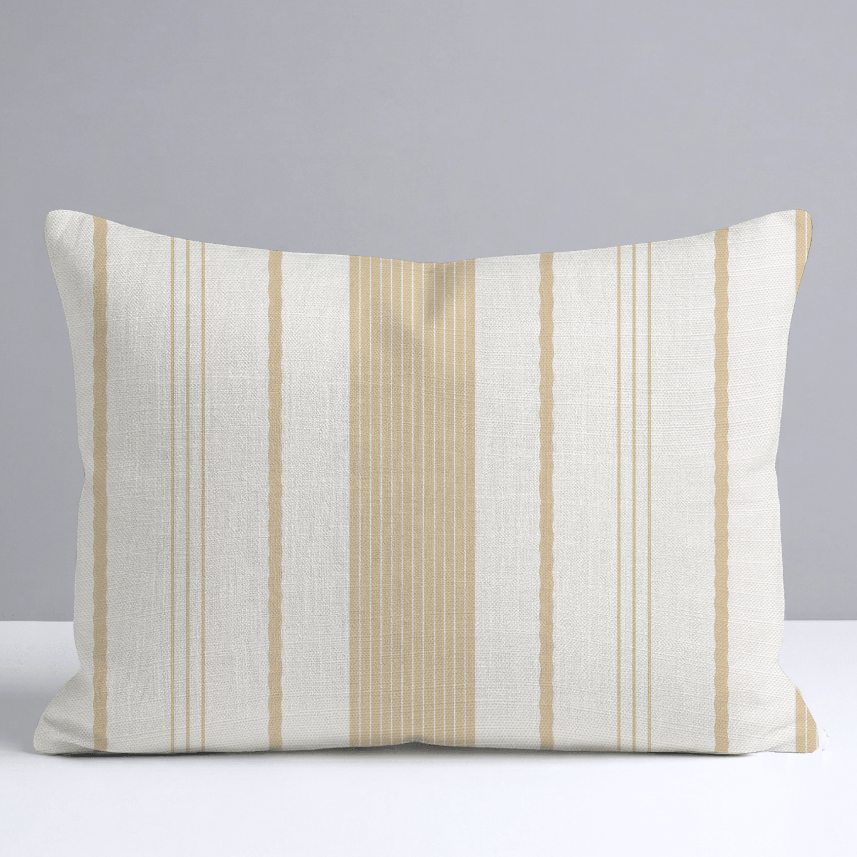 Orange County Pavlova Stripes Throw Pillow - Lemon Park