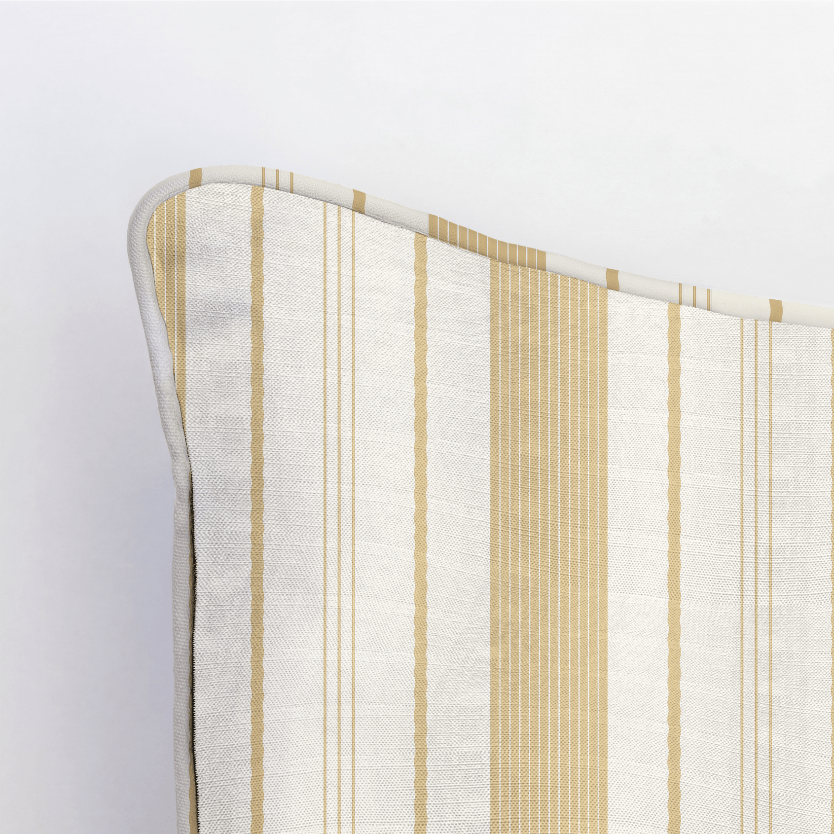 Orange County Pavlova Stripes Throw Pillow - Lemon Park