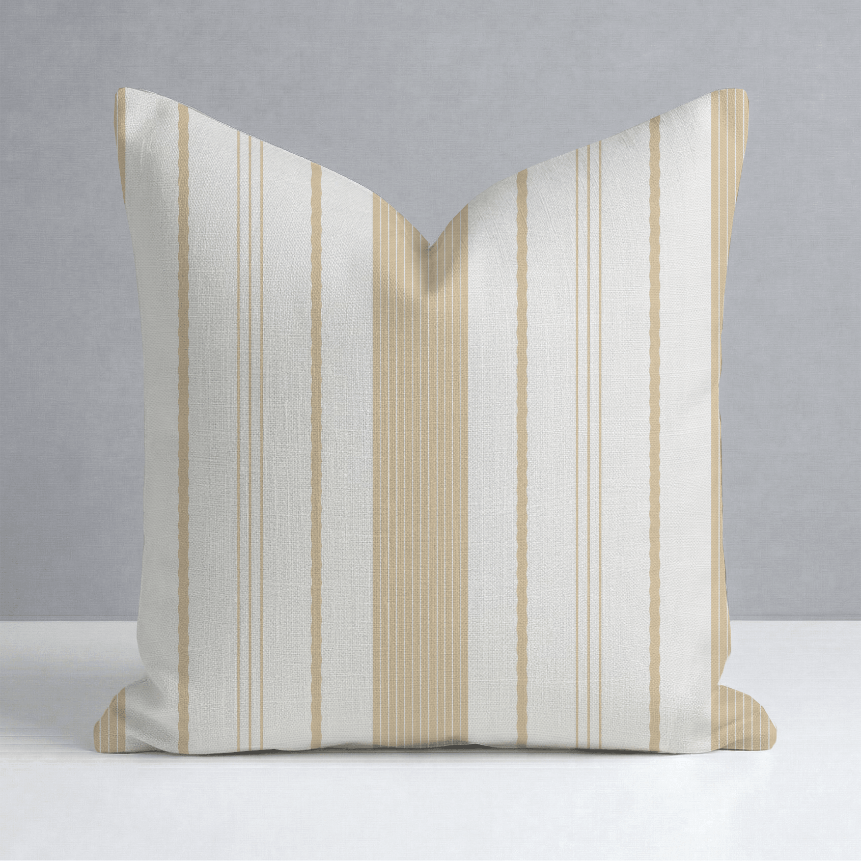 Orange County Pavlova Stripes Throw Pillow - Lemon Park