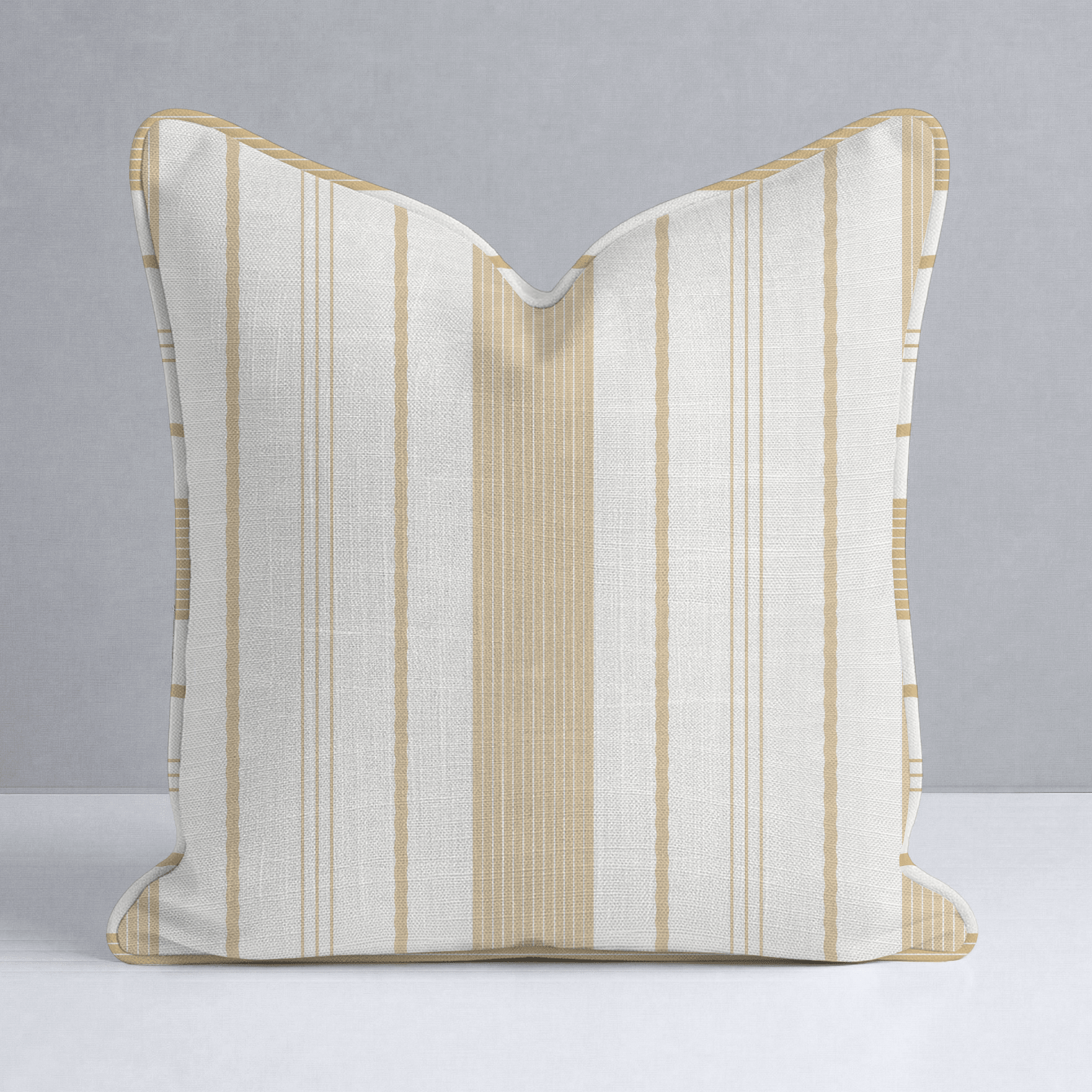 Orange County Pavlova Stripes Throw Pillow - Lemon Park