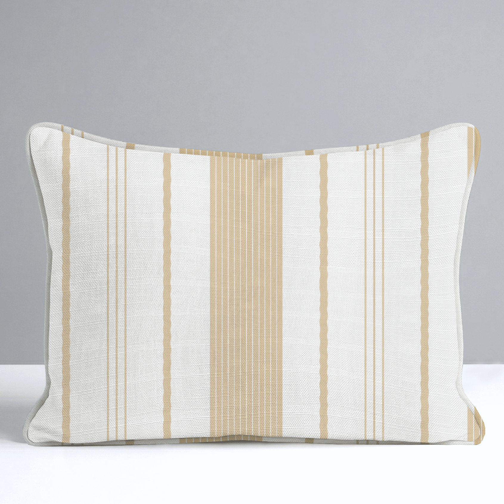 Orange County Pavlova Stripes Throw Pillow - Lemon Park