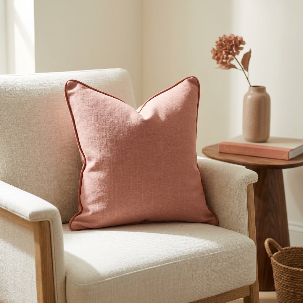 Orange County Terracotta Throw Pillow - Lemon Park