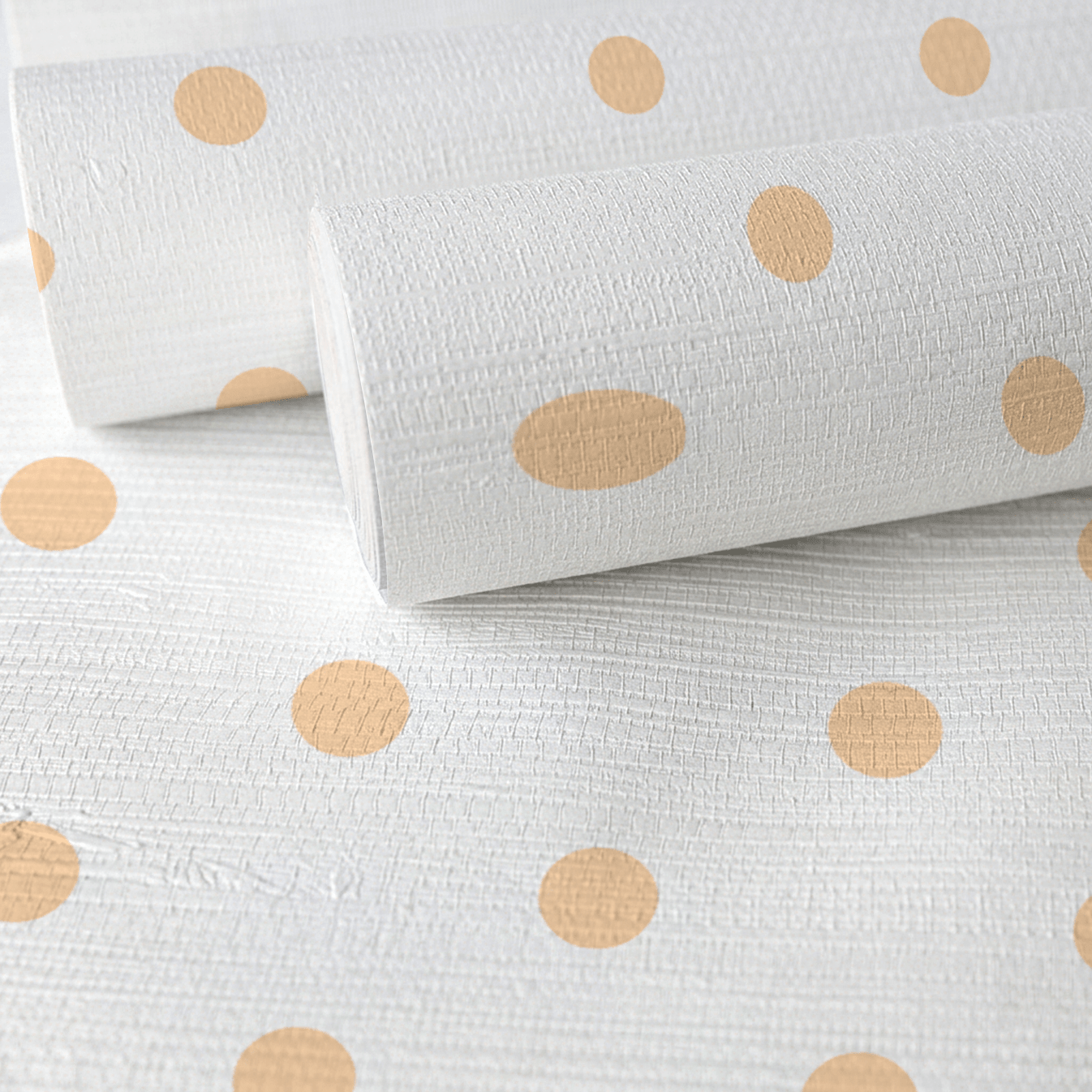 Orange Hannah Faux Grasscloth Wallpaper - Lemon Park
