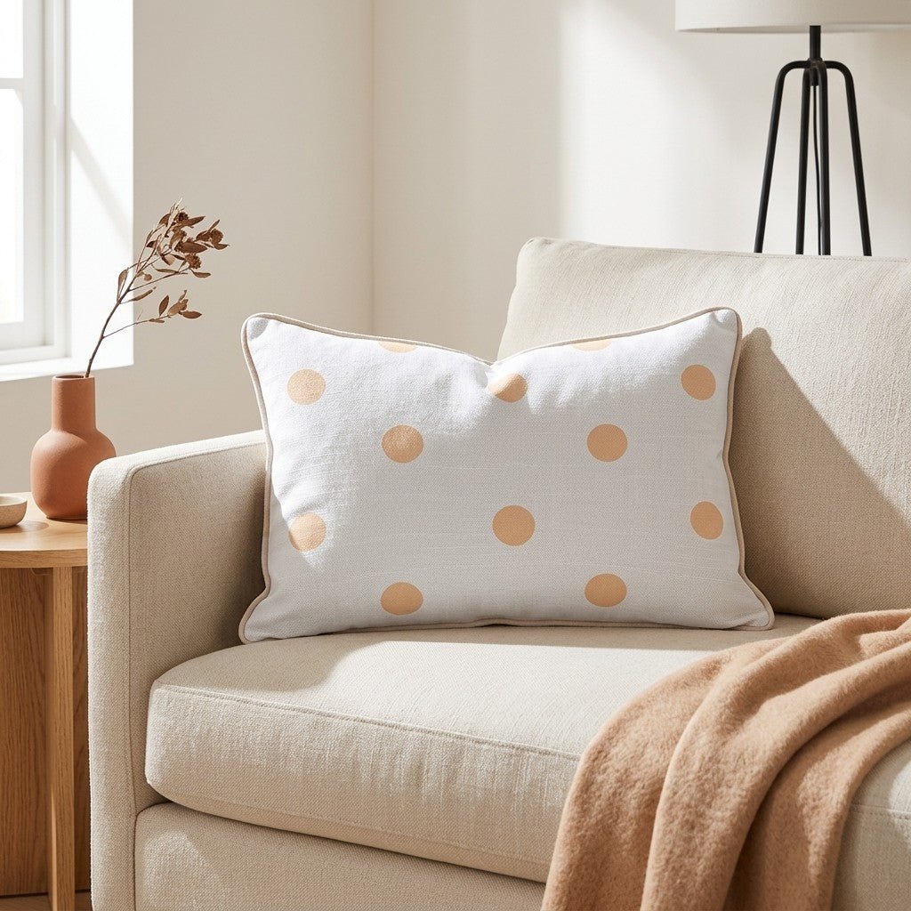 Orange Hannah Throw Pillow - Lemon Park