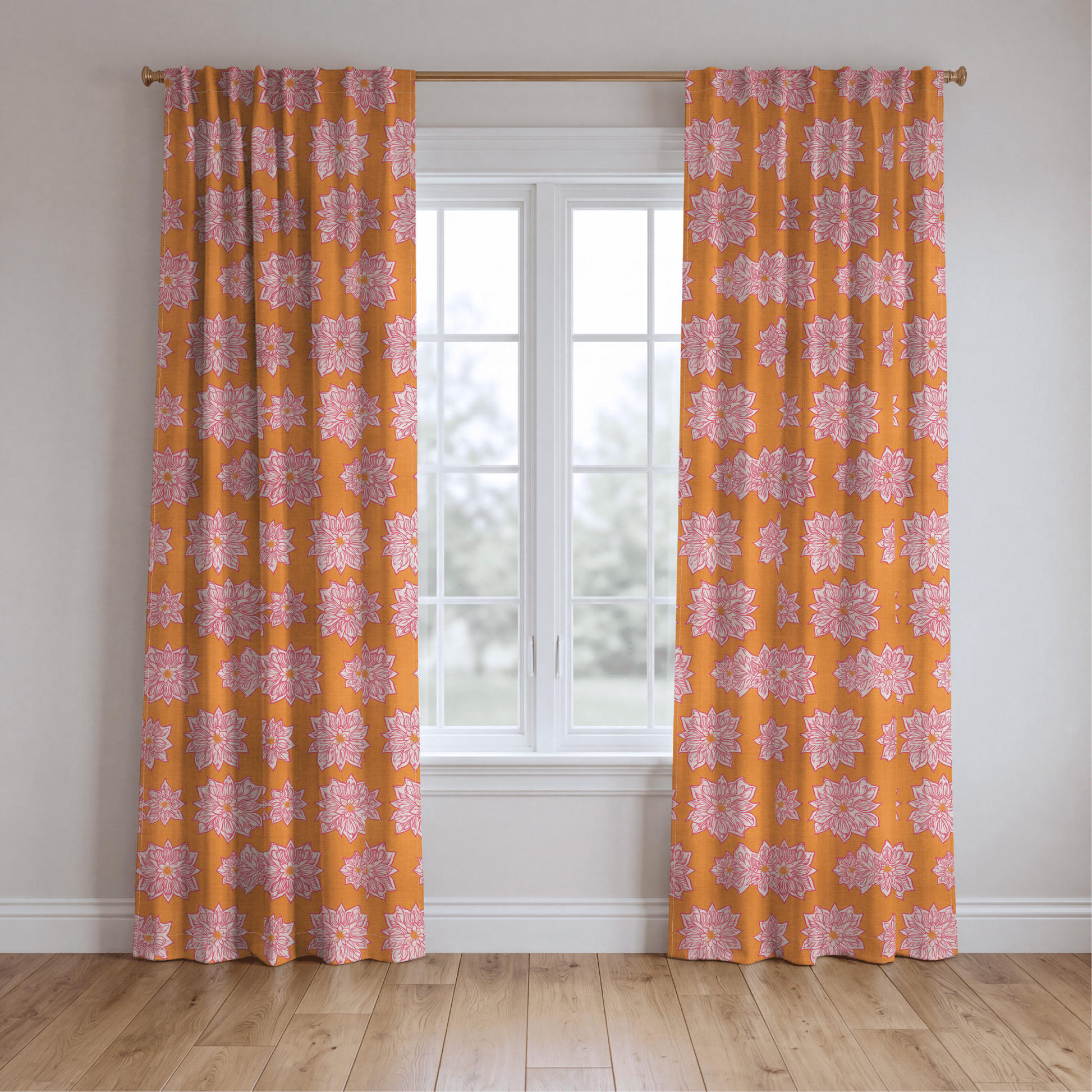 Orange Margarita - Drapery - Lemon Park