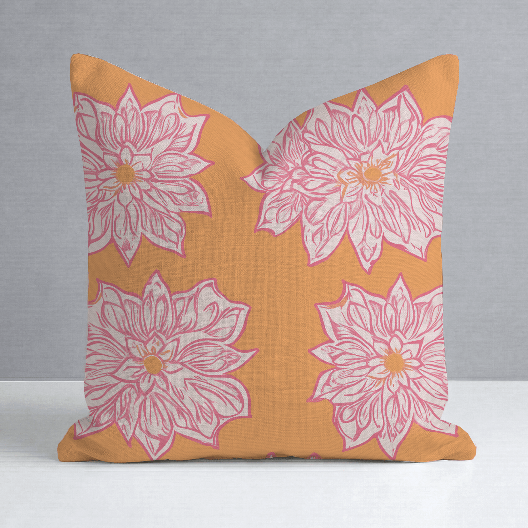 Orange Margarita Throw Pillow - Lemon Park
