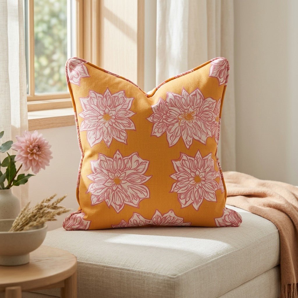 Orange Margarita Throw Pillow - Lemon Park