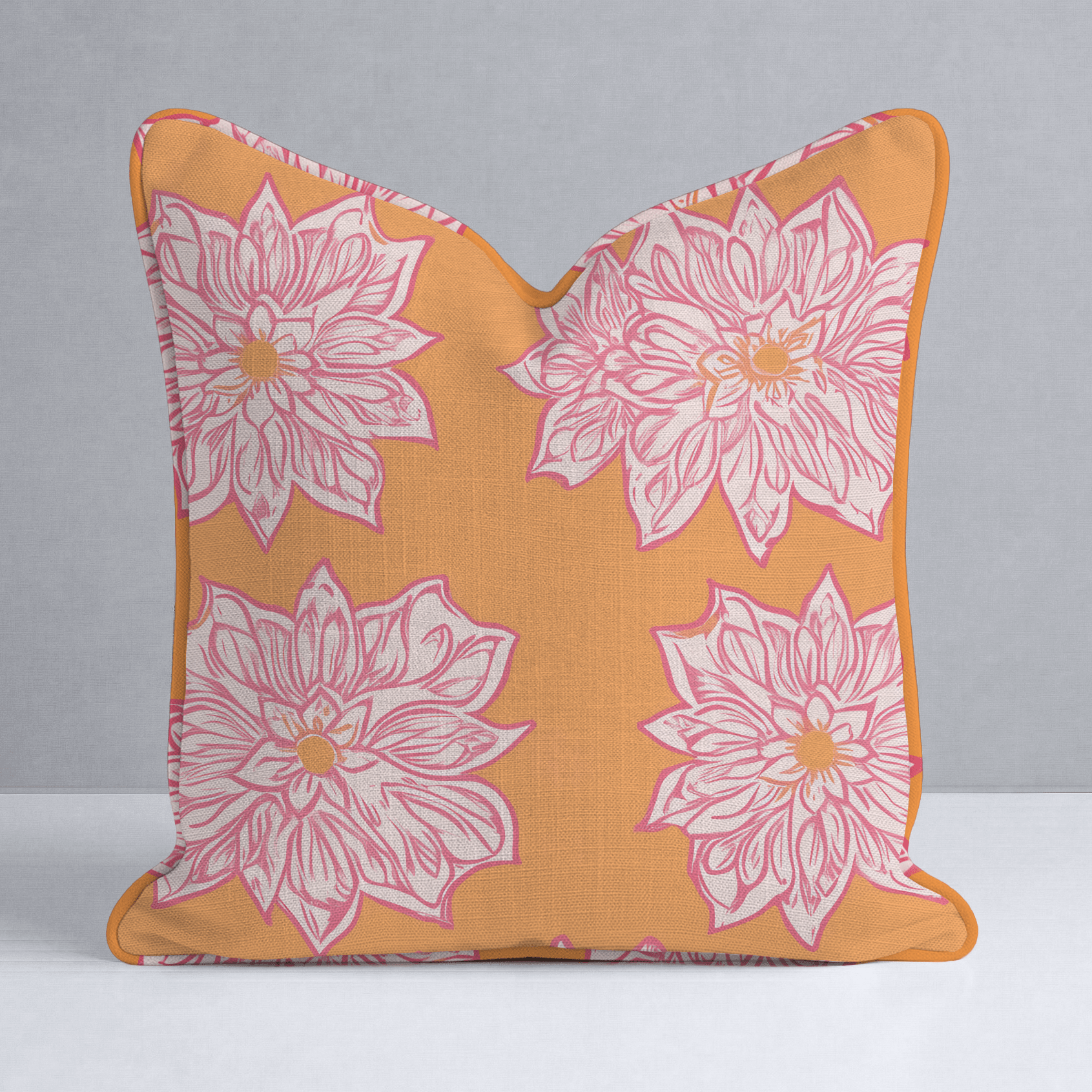 Orange Margarita Throw Pillow - Lemon Park