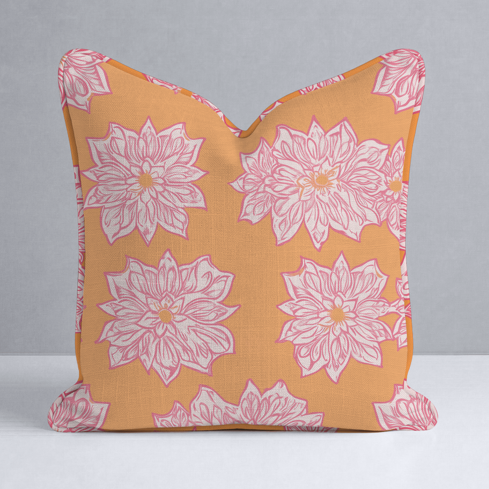 Orange Margarita Throw Pillow - Lemon Park