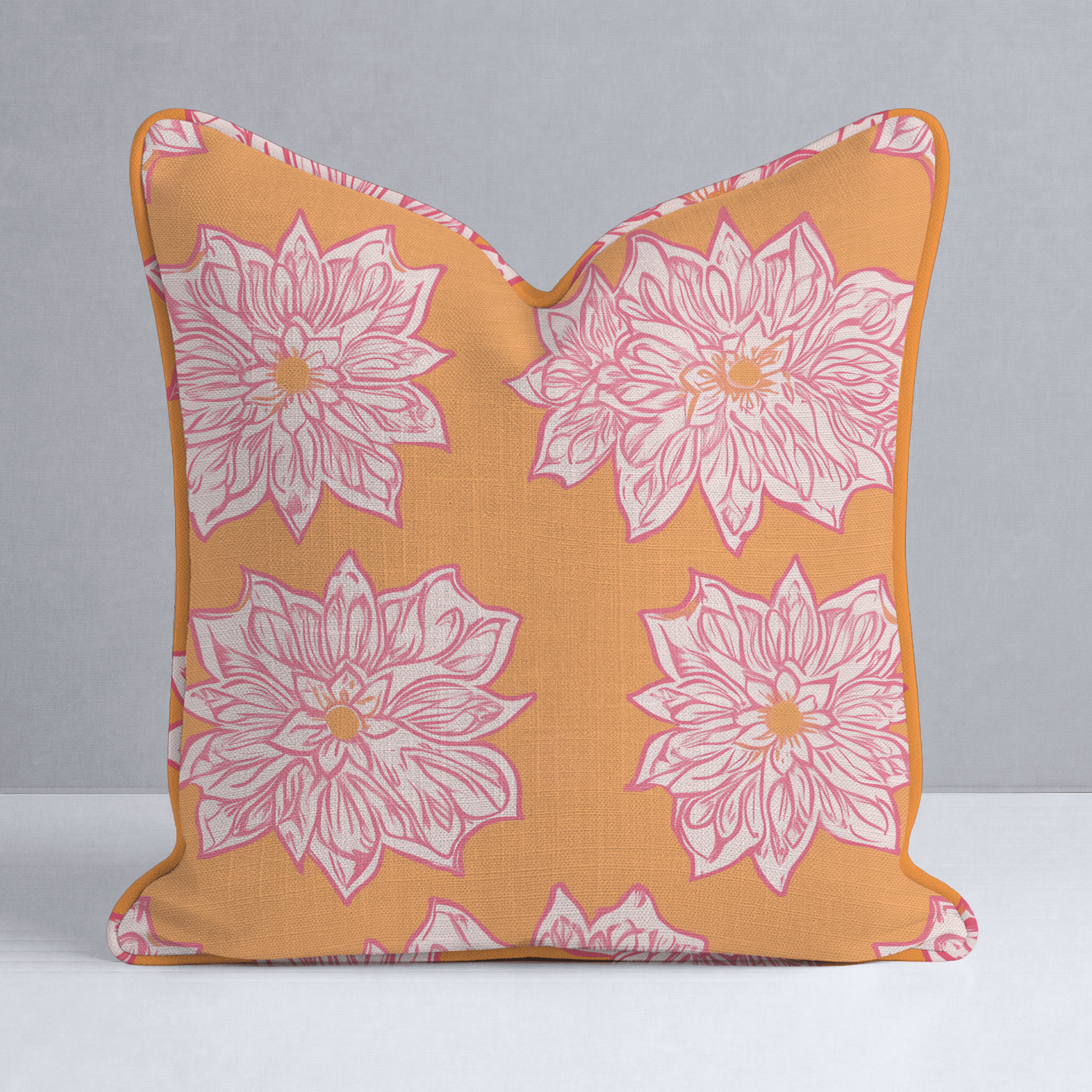 Orange Margarita Throw Pillow - Lemon Park