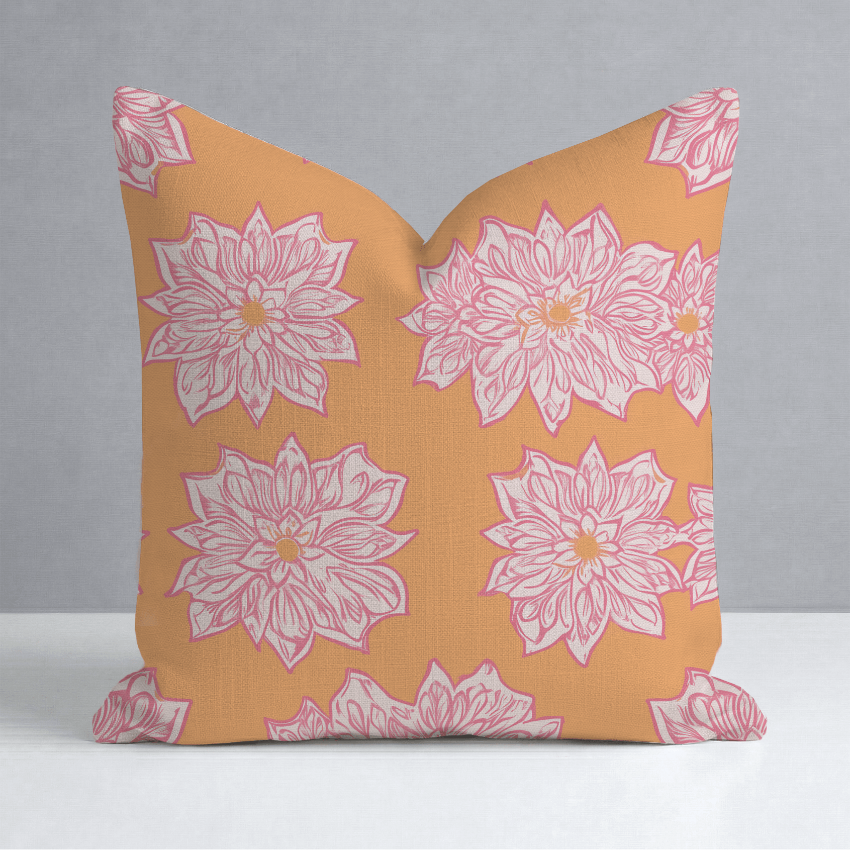 Orange Margarita Throw Pillow - Lemon Park