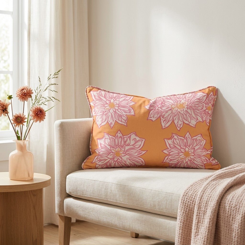 Orange Margarita Throw Pillow - Lemon Park