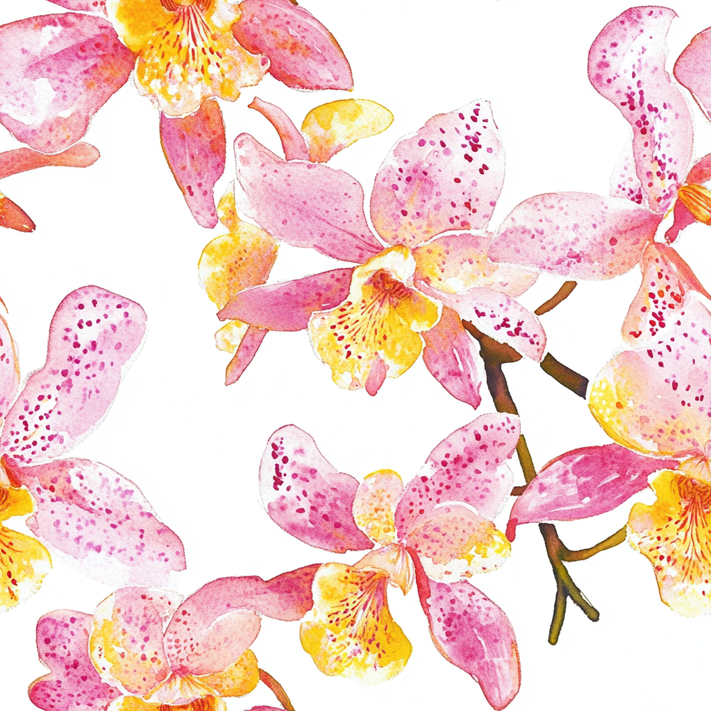 Orchid Obsession Wallpaper - Lemon Park