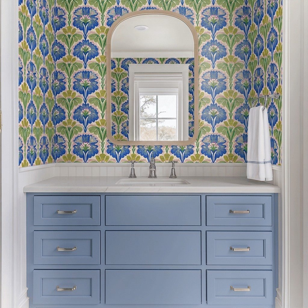 Ori Faux Grasscloth Wallpaper - Lemon Park