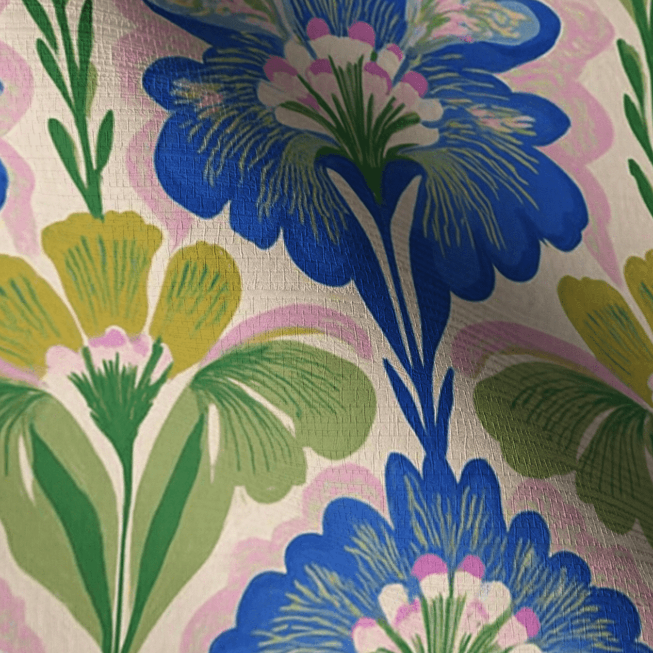 Ori Faux Grasscloth Wallpaper - Lemon Park