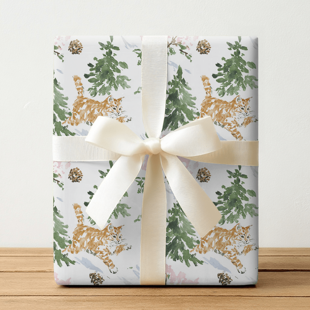 Outdoor Cat - Wrapping Paper - Lemon Park