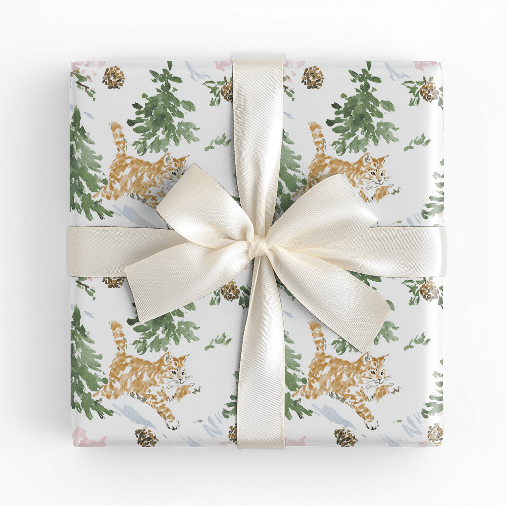 Outdoor Cat - Wrapping Paper - Lemon Park
