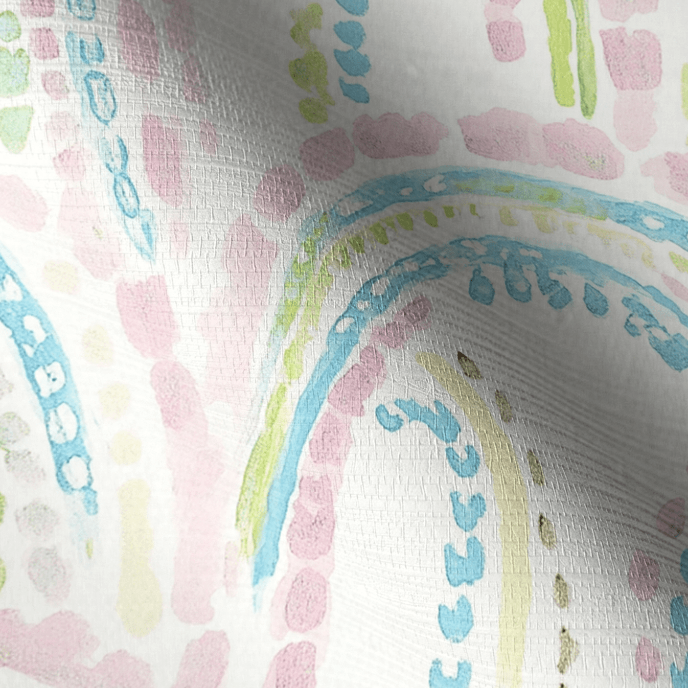 Over the Rainbow Faux Grasscloth Wallpaper - Lemon Park