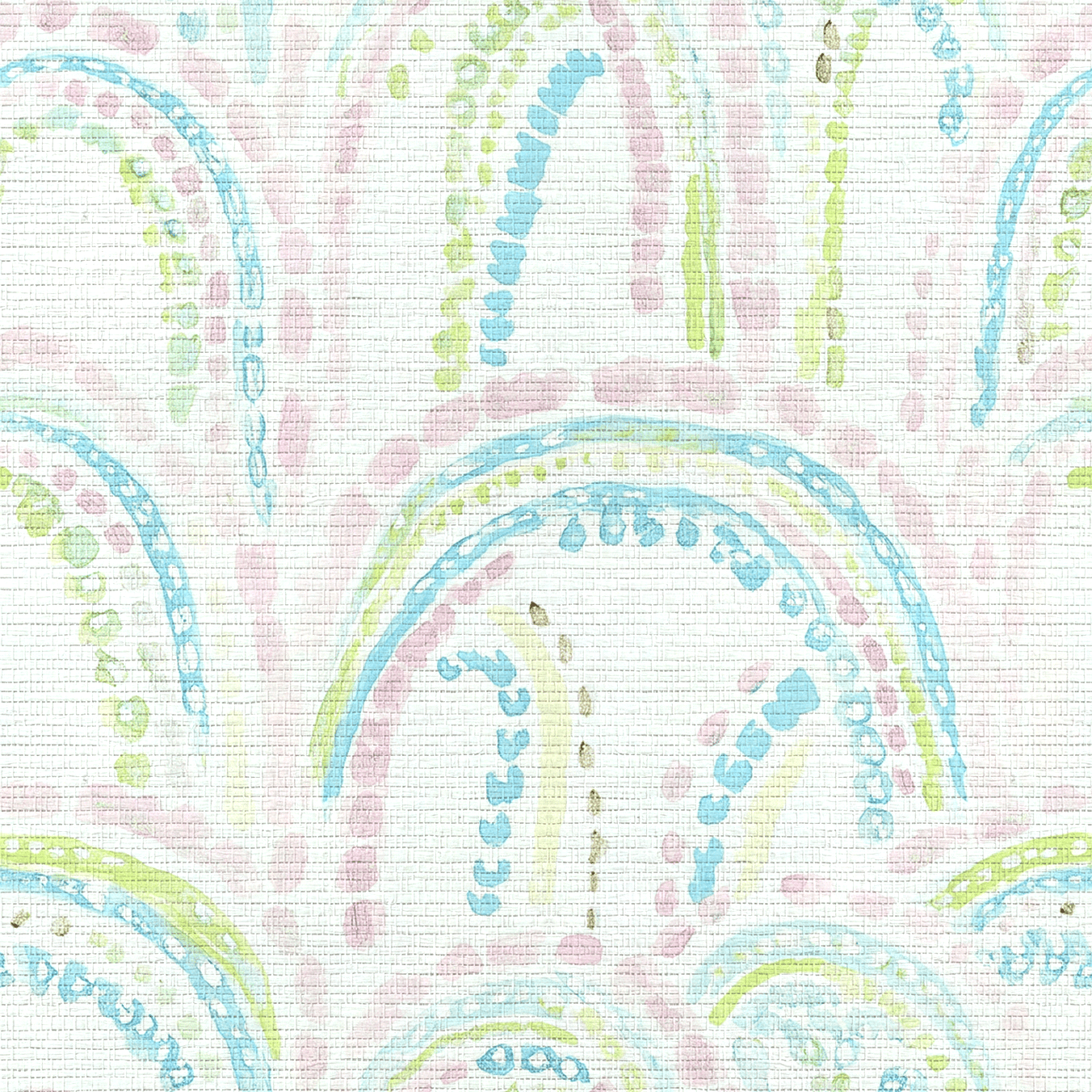 Over the Rainbow Faux Grasscloth Wallpaper - Lemon Park