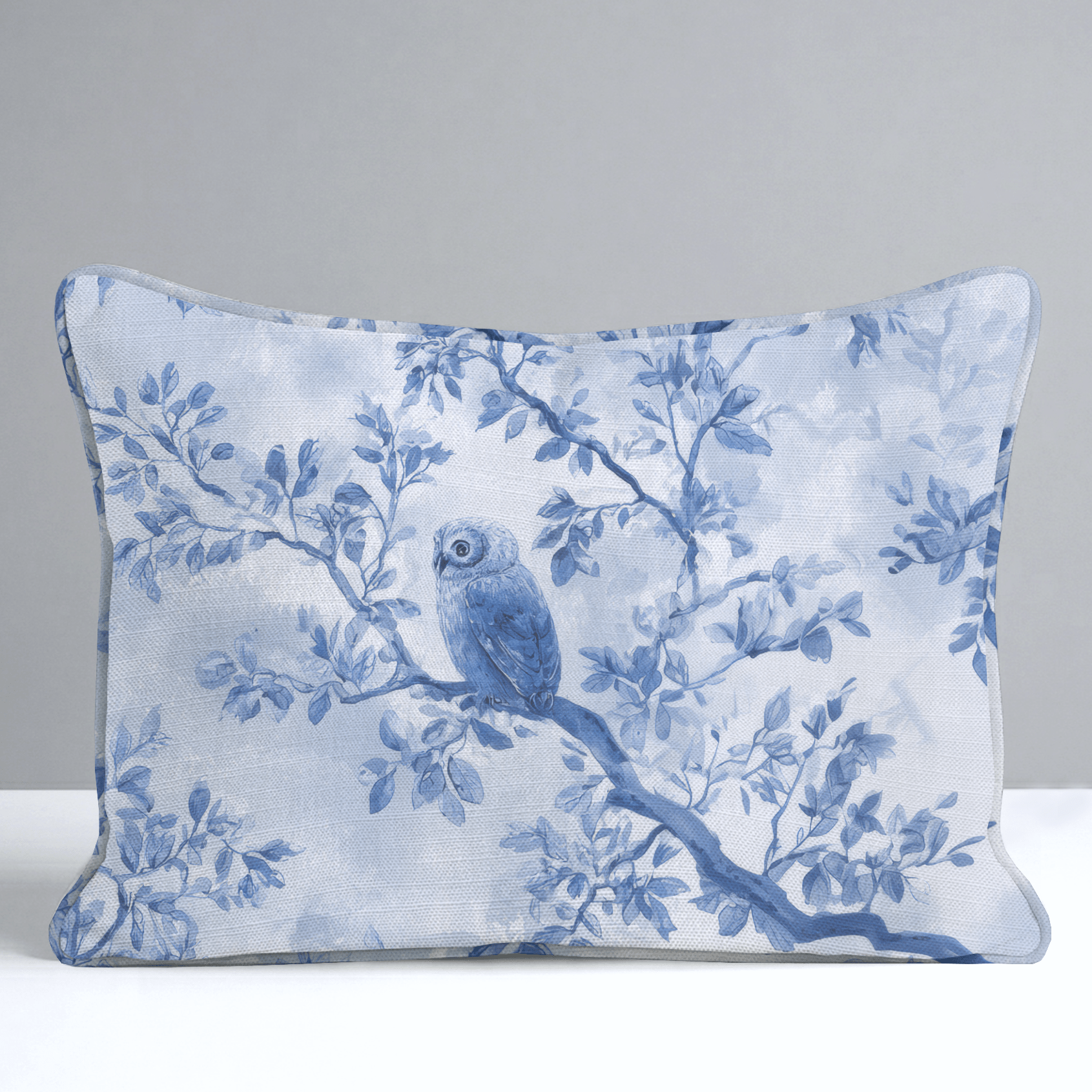 Owl at Dusk Throw Pillow - Lemon Park