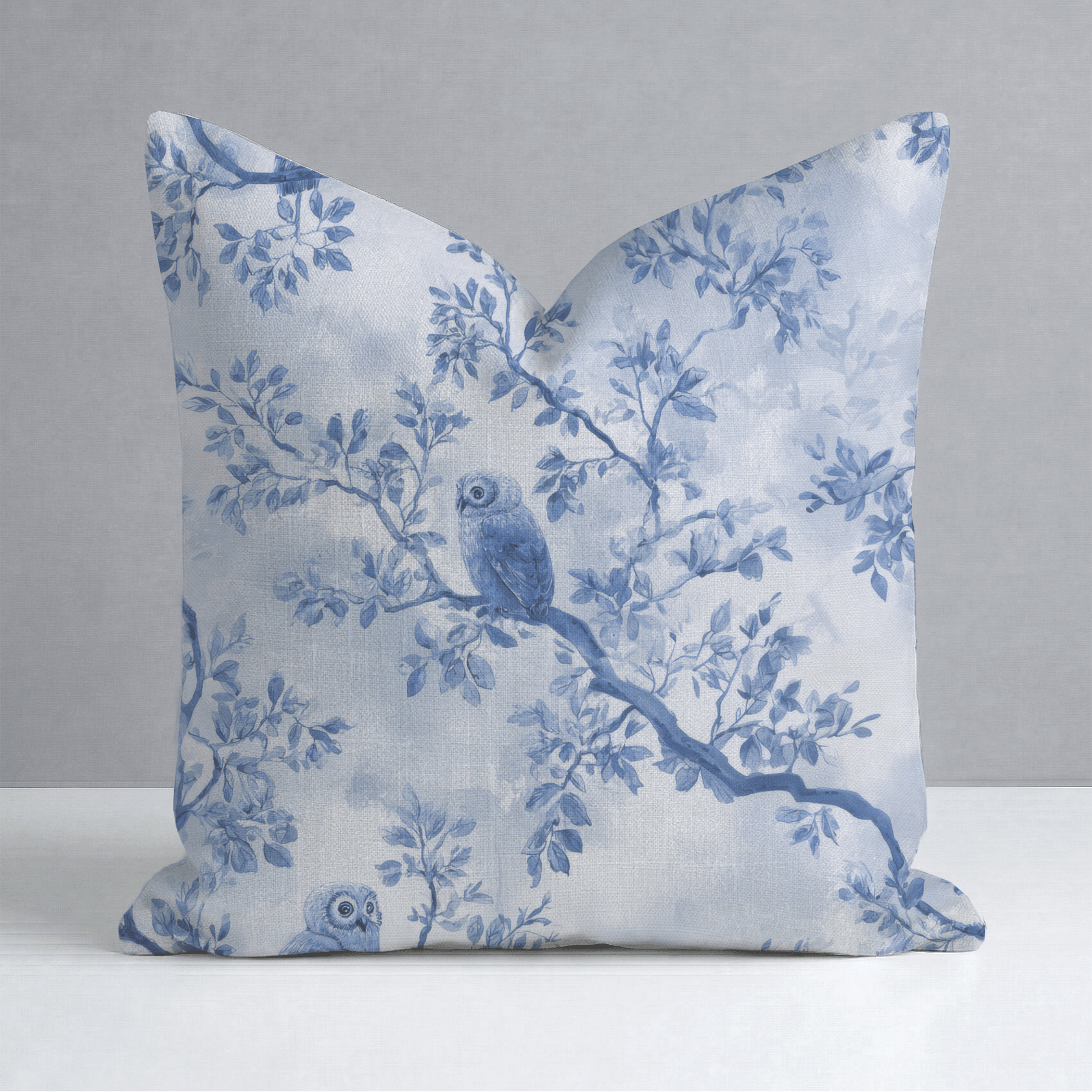 Owl at Dusk Throw Pillow - Lemon Park