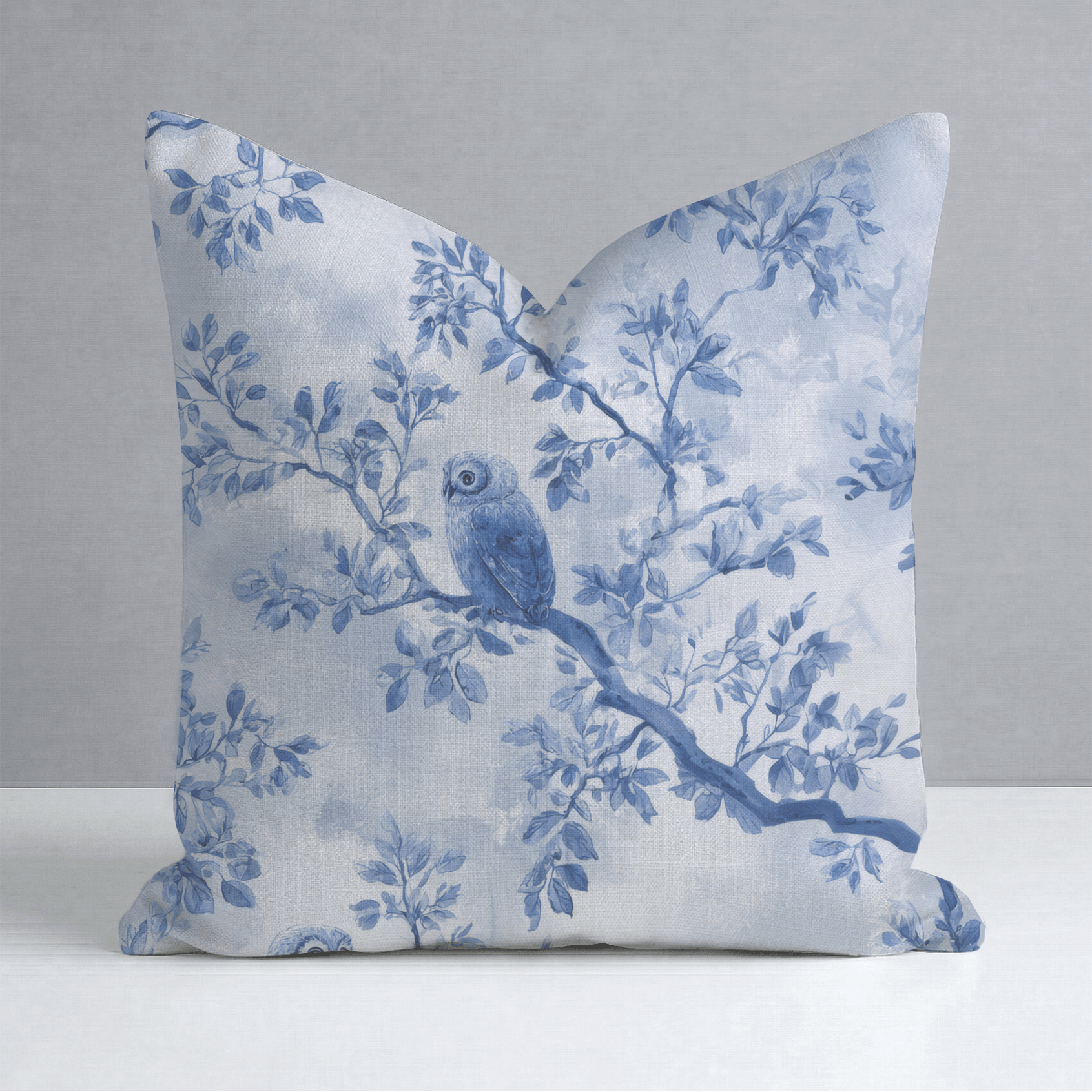 Owl at Dusk Throw Pillow - Lemon Park
