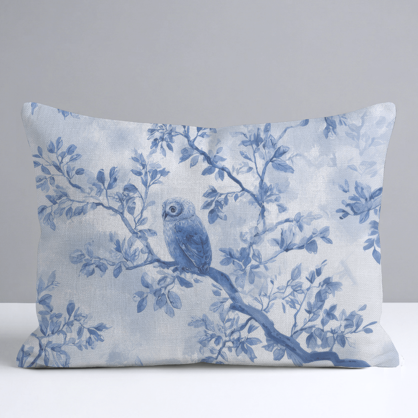 Owl at Dusk Throw Pillow - Lemon Park