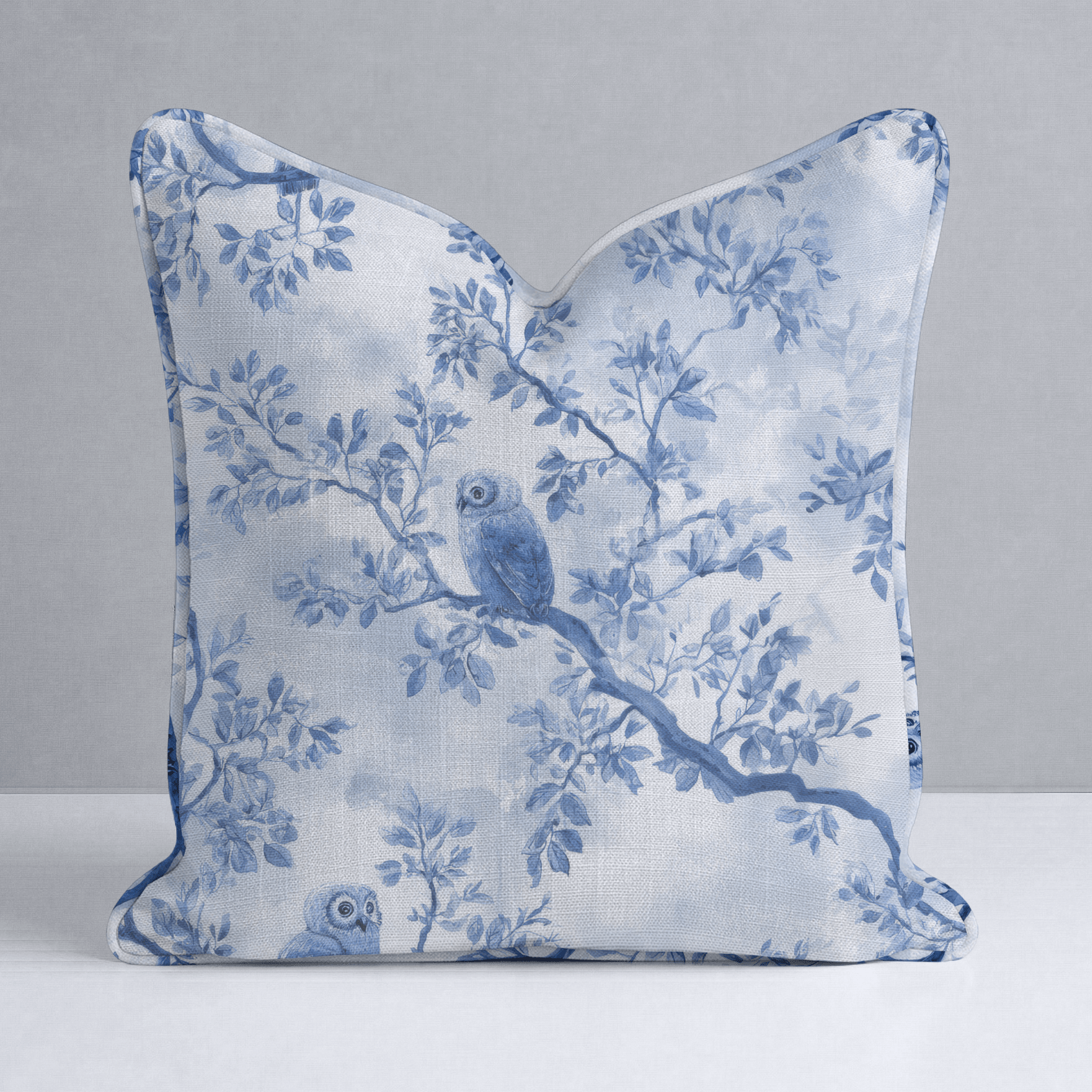 Owl at Dusk Throw Pillow - Lemon Park