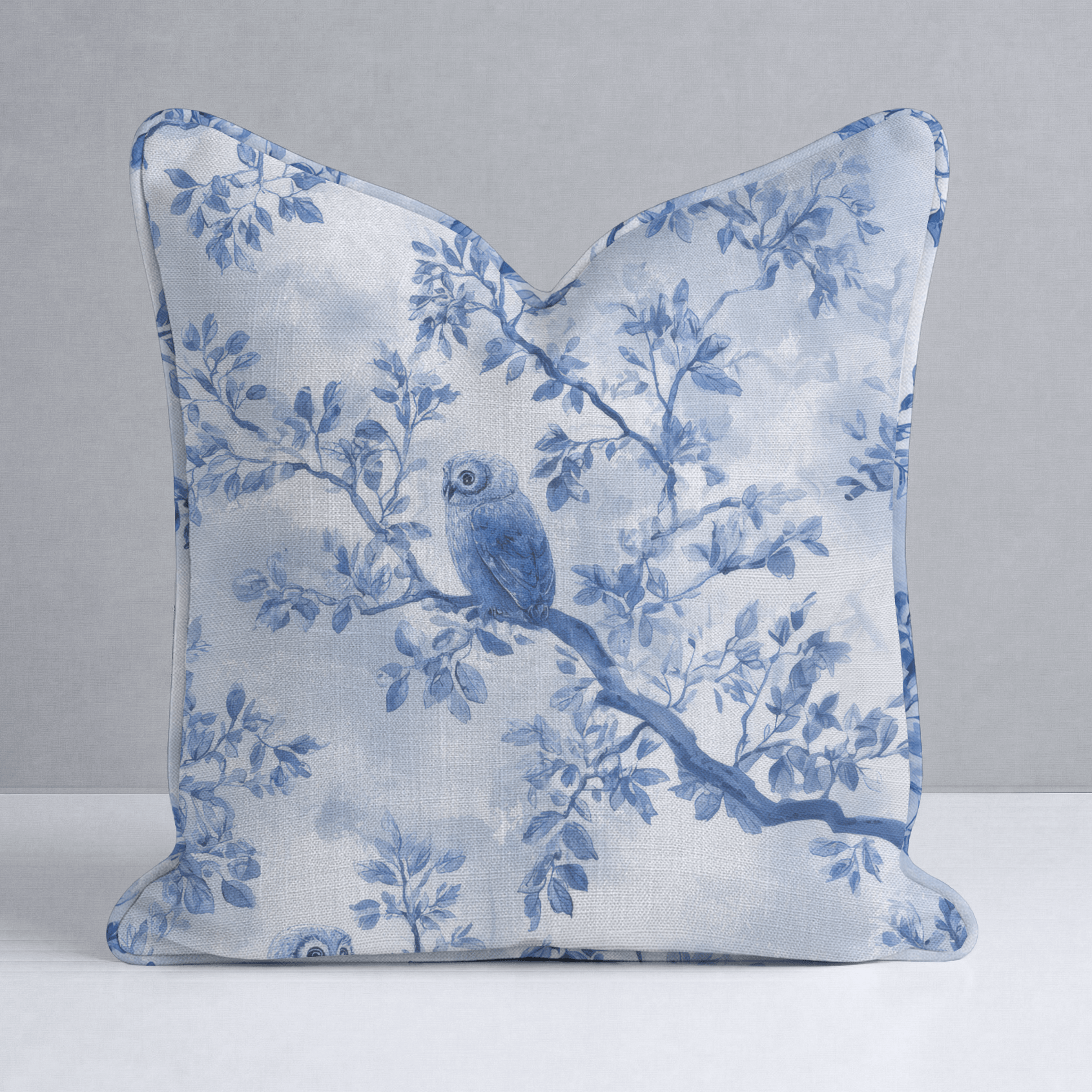 Owl at Dusk Throw Pillow - Lemon Park