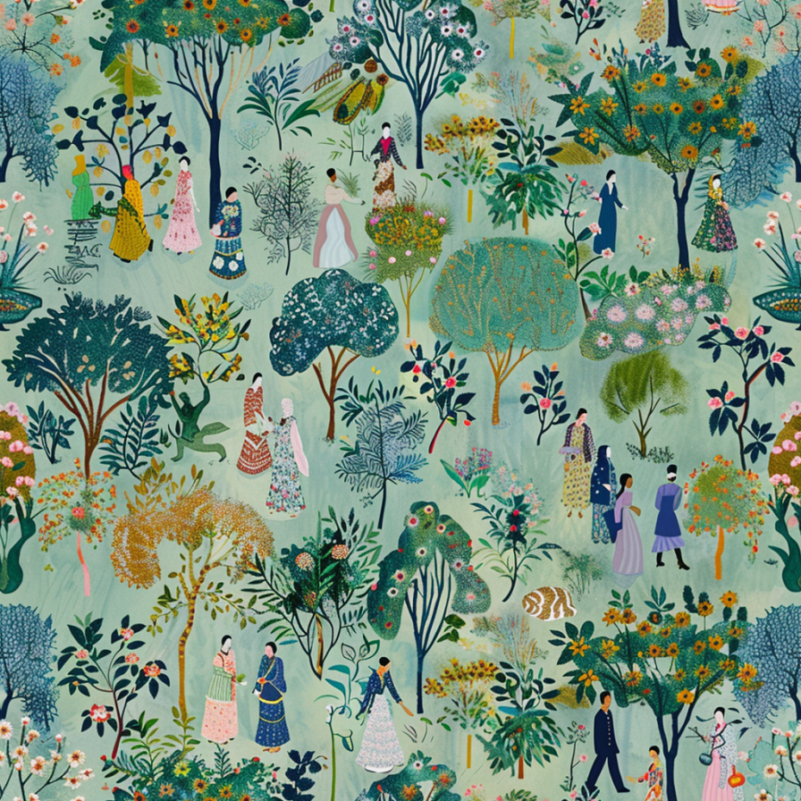 Paige's Pastoral Wallpaper - Lemon Park