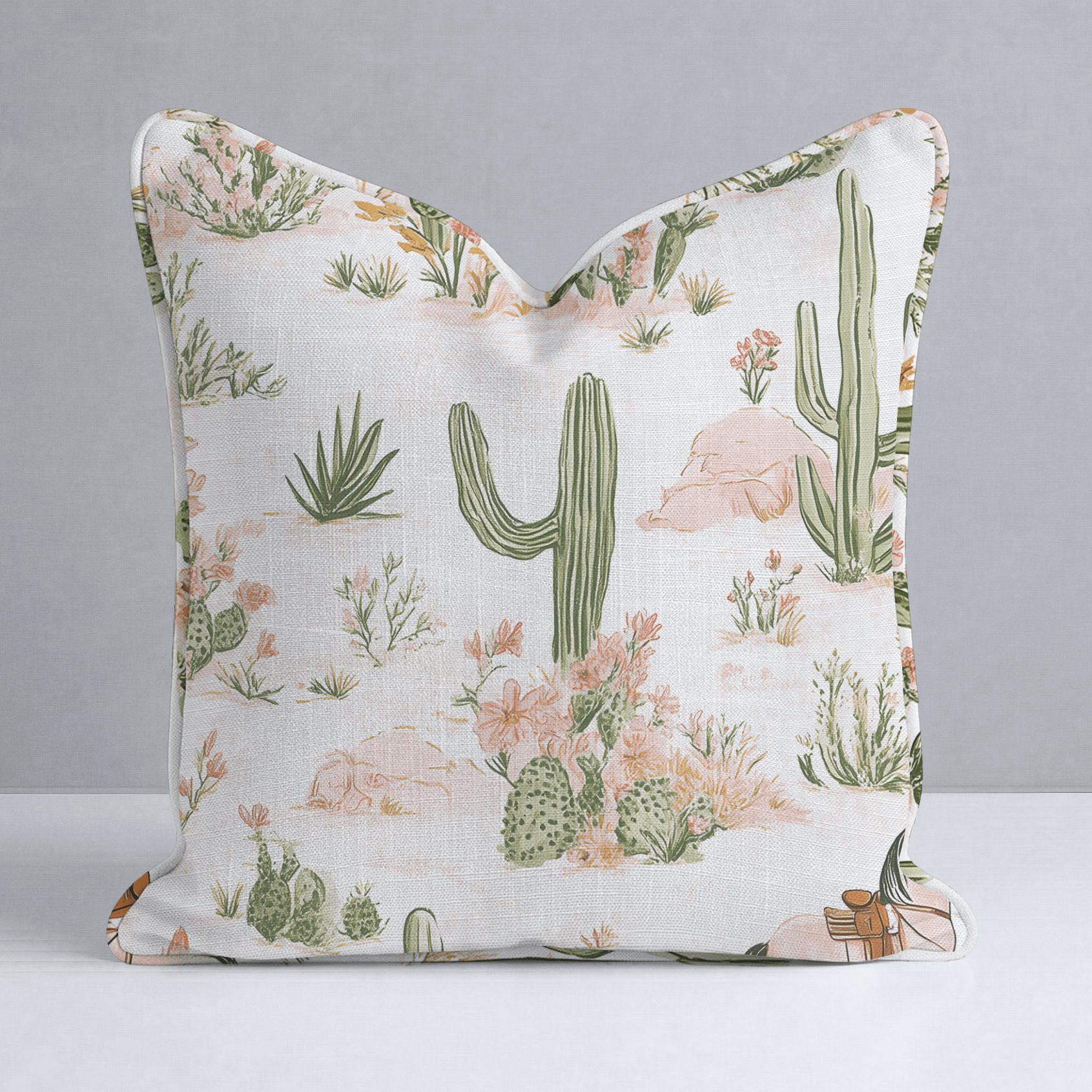Painted Desert Throw Pillow - Lemon Park