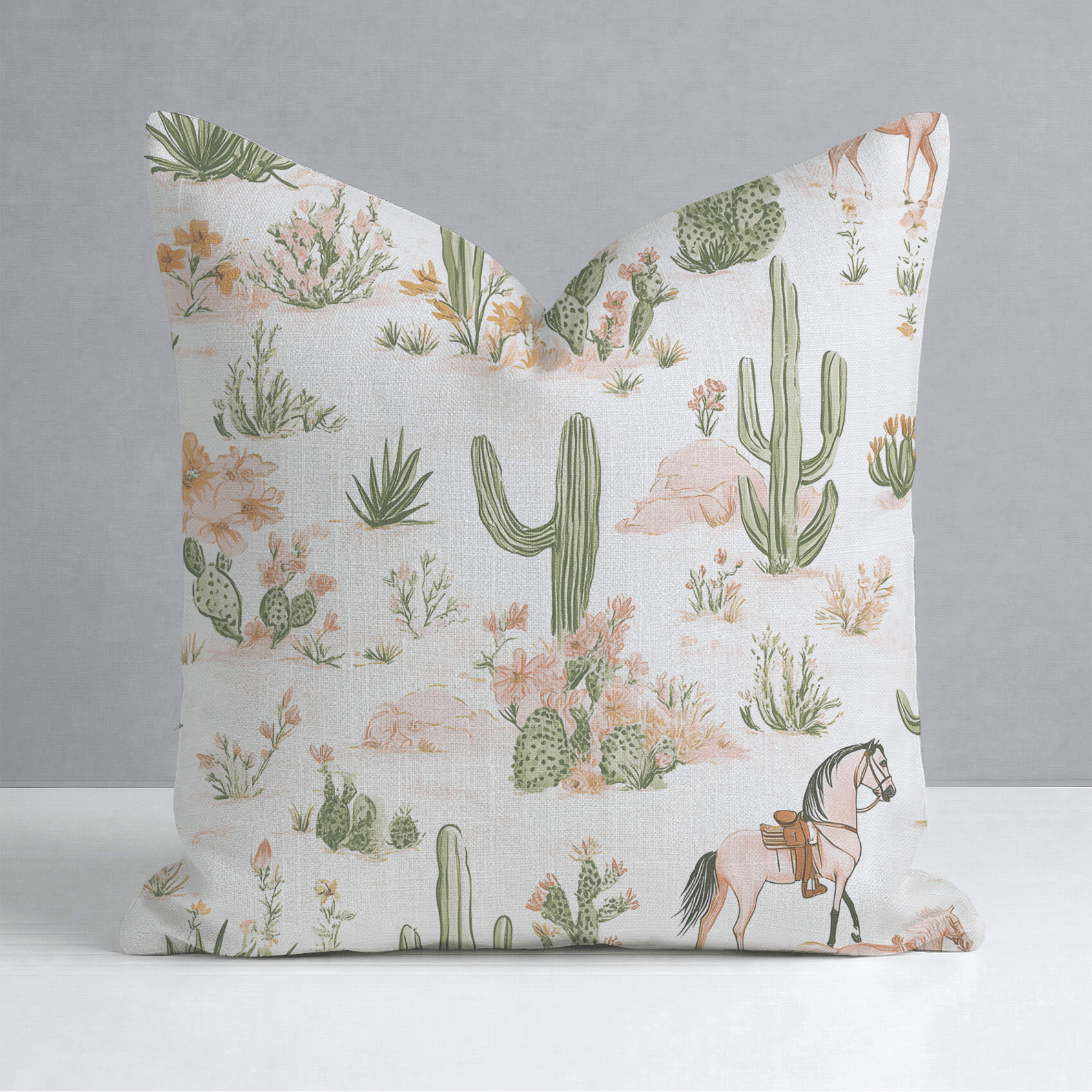Painted Desert Throw Pillow - Lemon Park