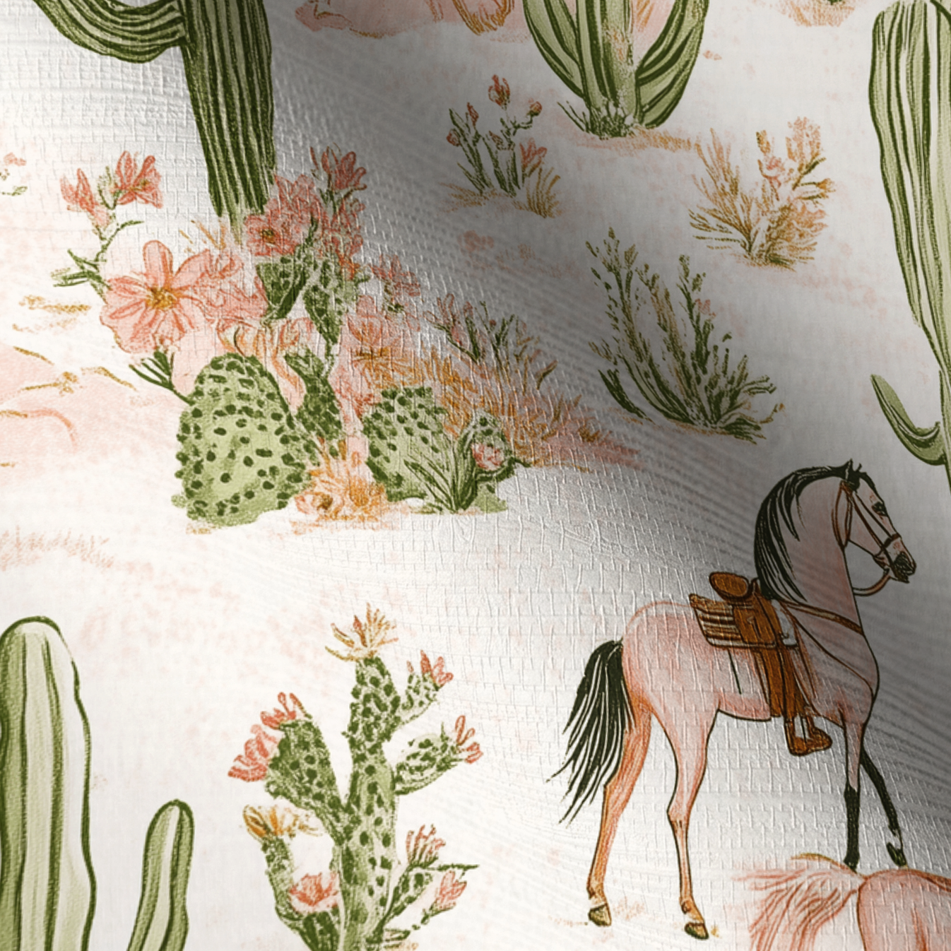 Painted Desert Faux Grasscloth Wallpaper