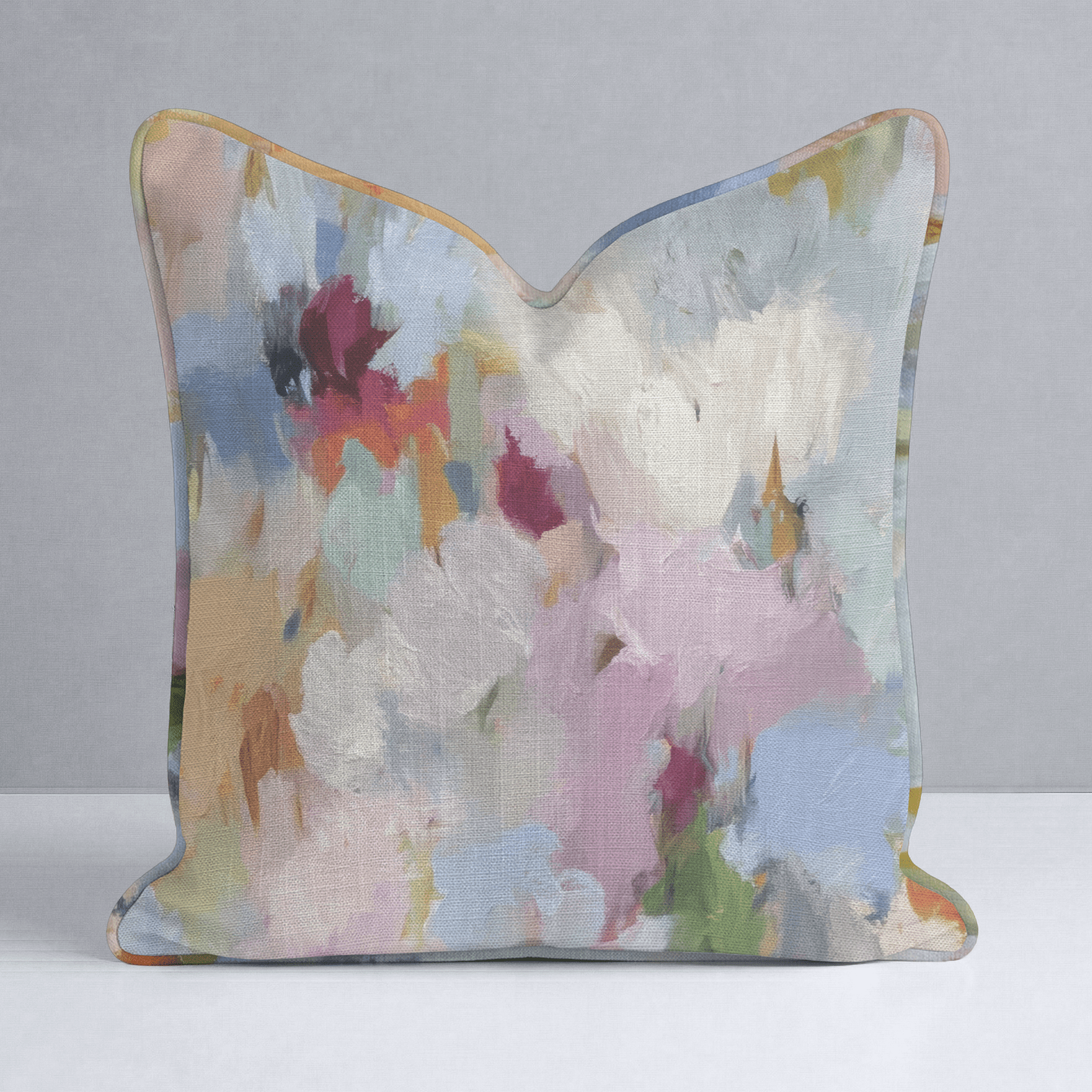 Painted Meadow Throw Pillow - Lemon Park