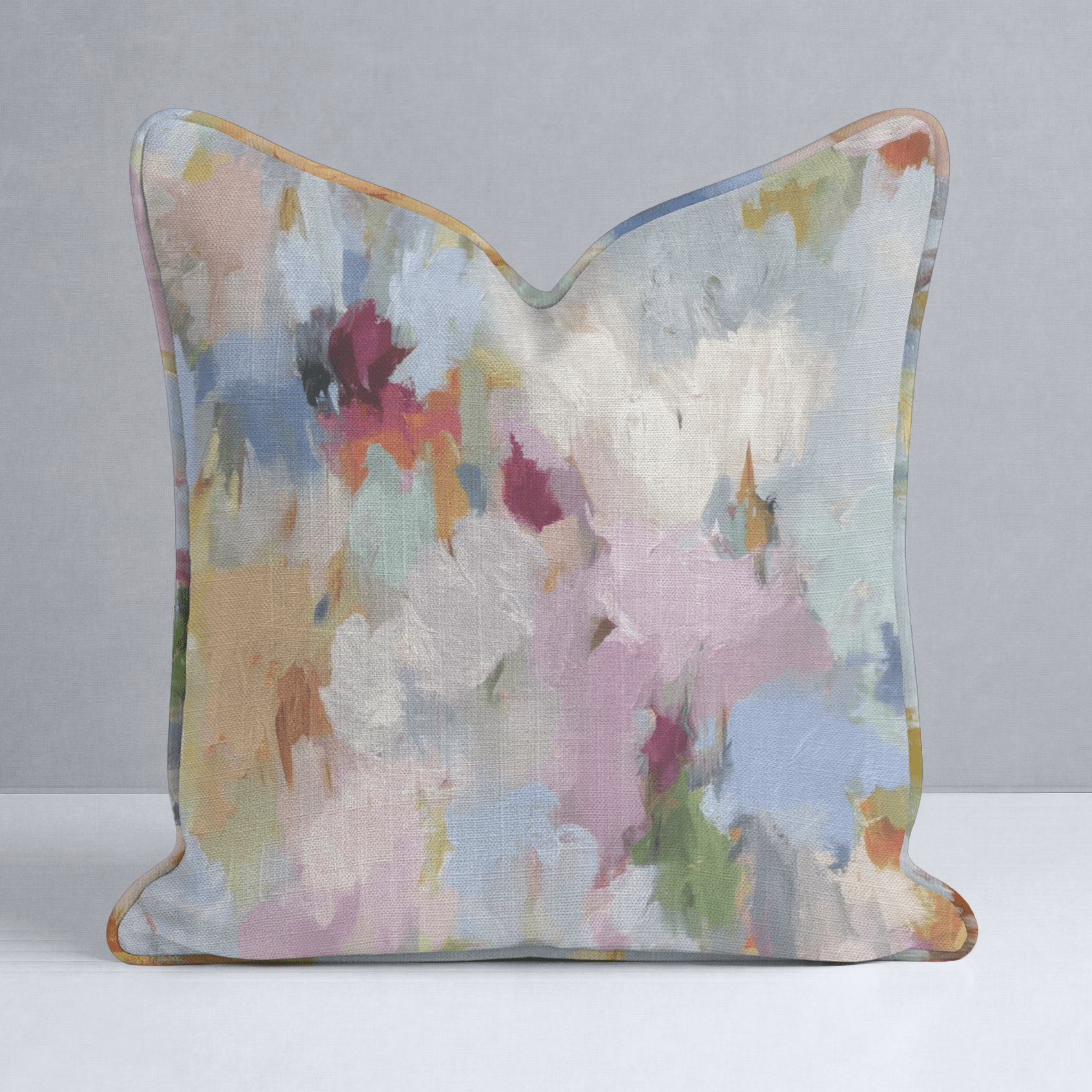 Painted Meadow Throw Pillow - Lemon Park