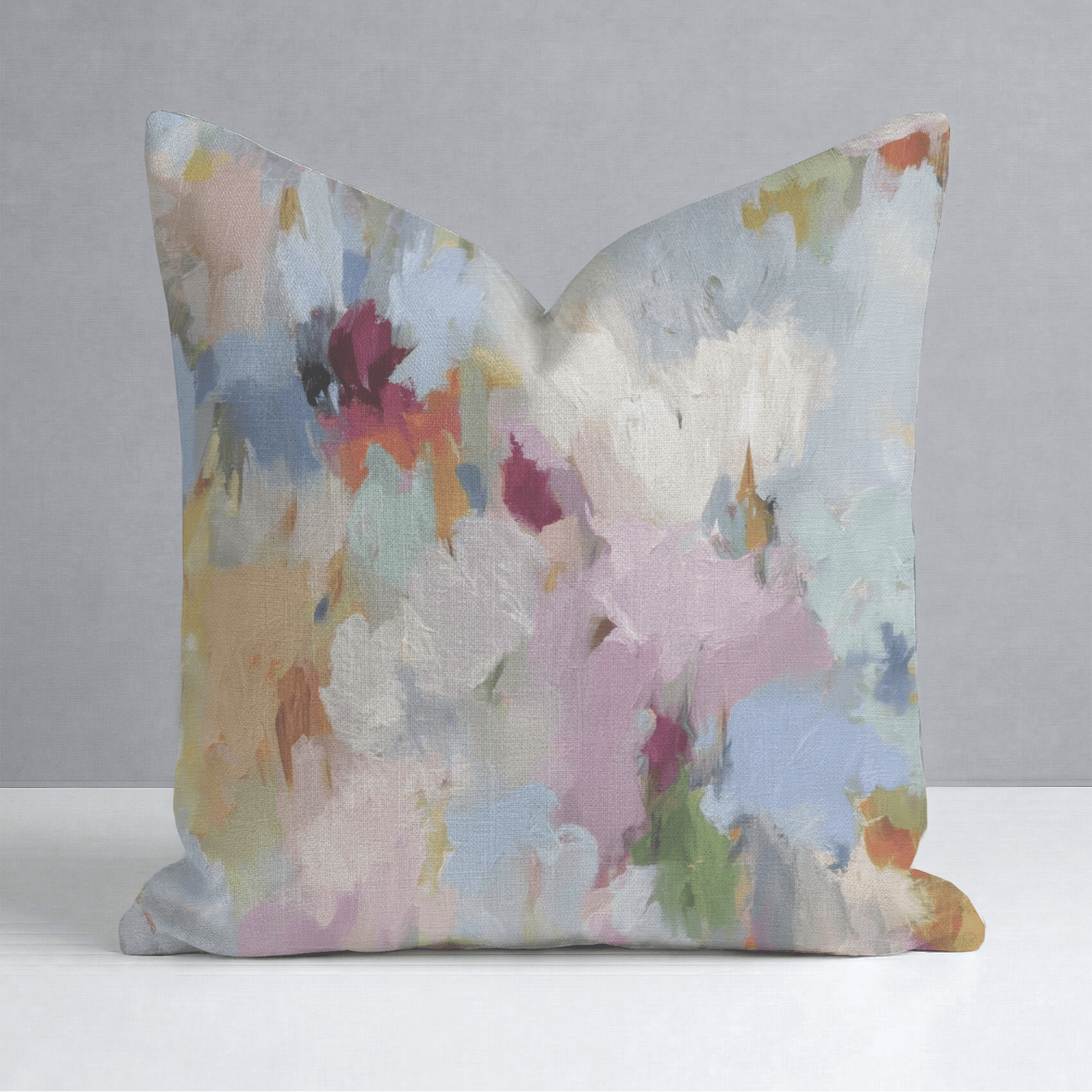 Painted Meadow Throw Pillow - Lemon Park